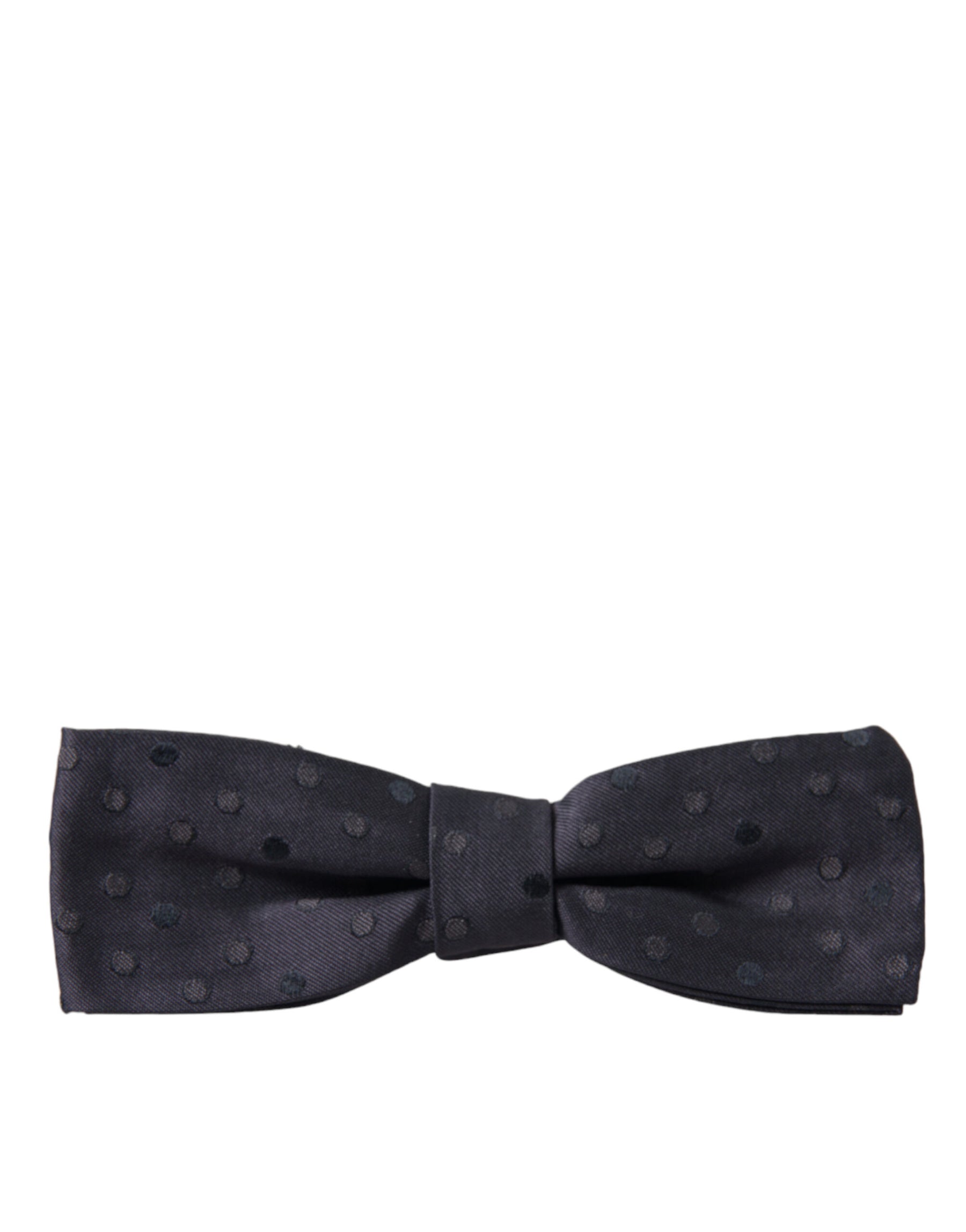 Dolce & Gabbana Blue Polka Dot Silk Adjustable Neck Men Papillon Bow Tie | Regal Royce