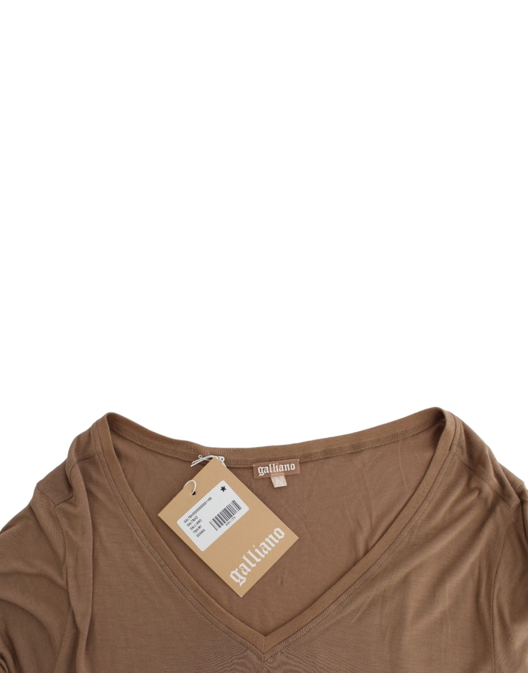 John Galliano Brown shortsleeved top | Regal Royce