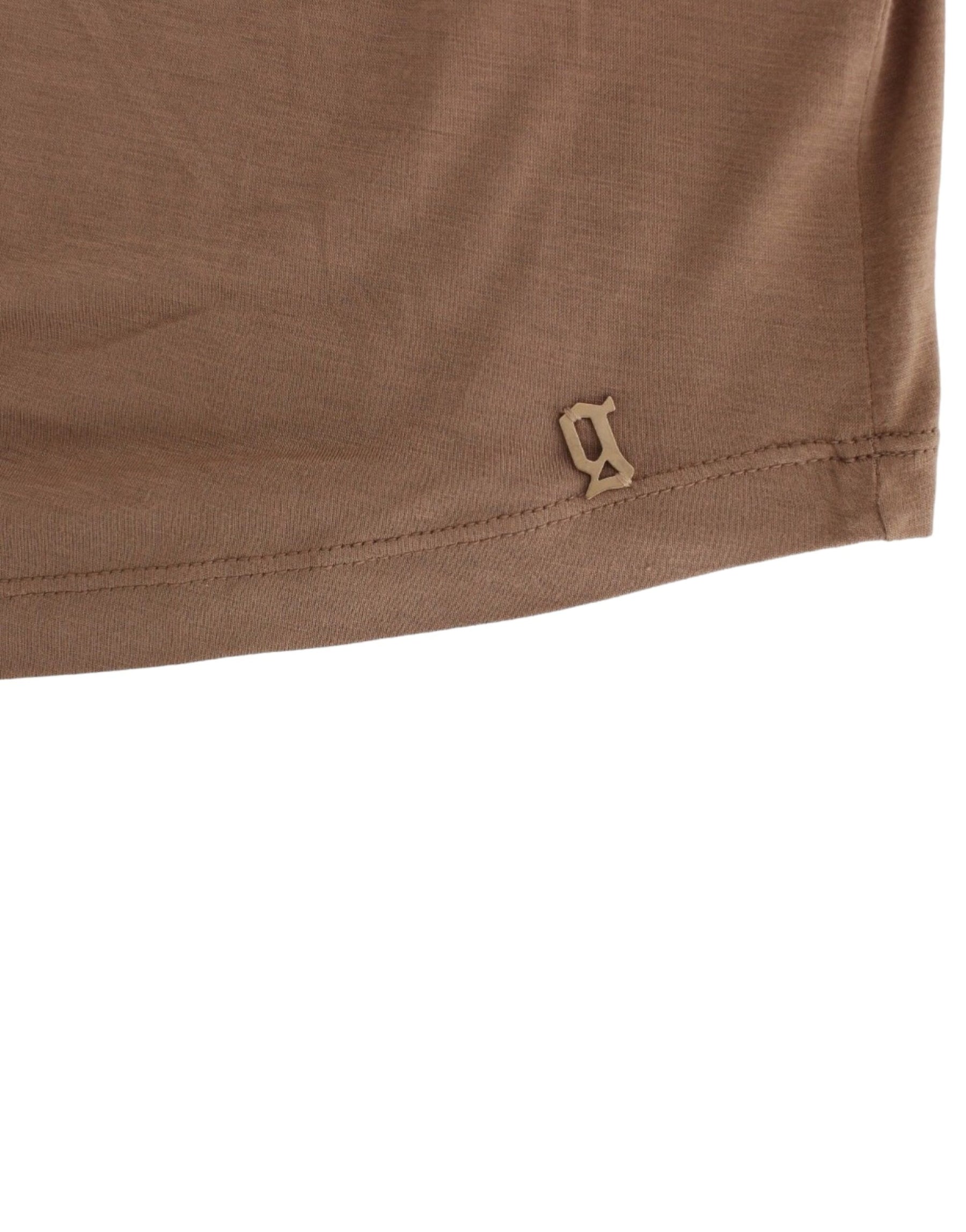 John Galliano Brown shortsleeved top | Regal Royce