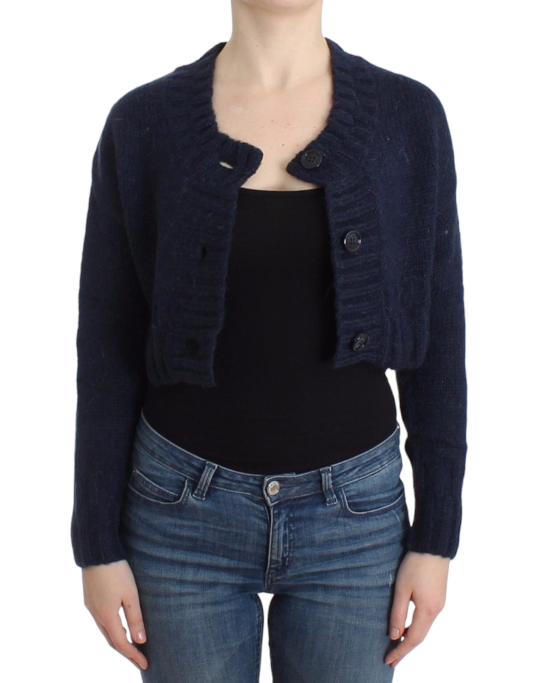 John Galliano Blue cropped cardigan | Regal Royce