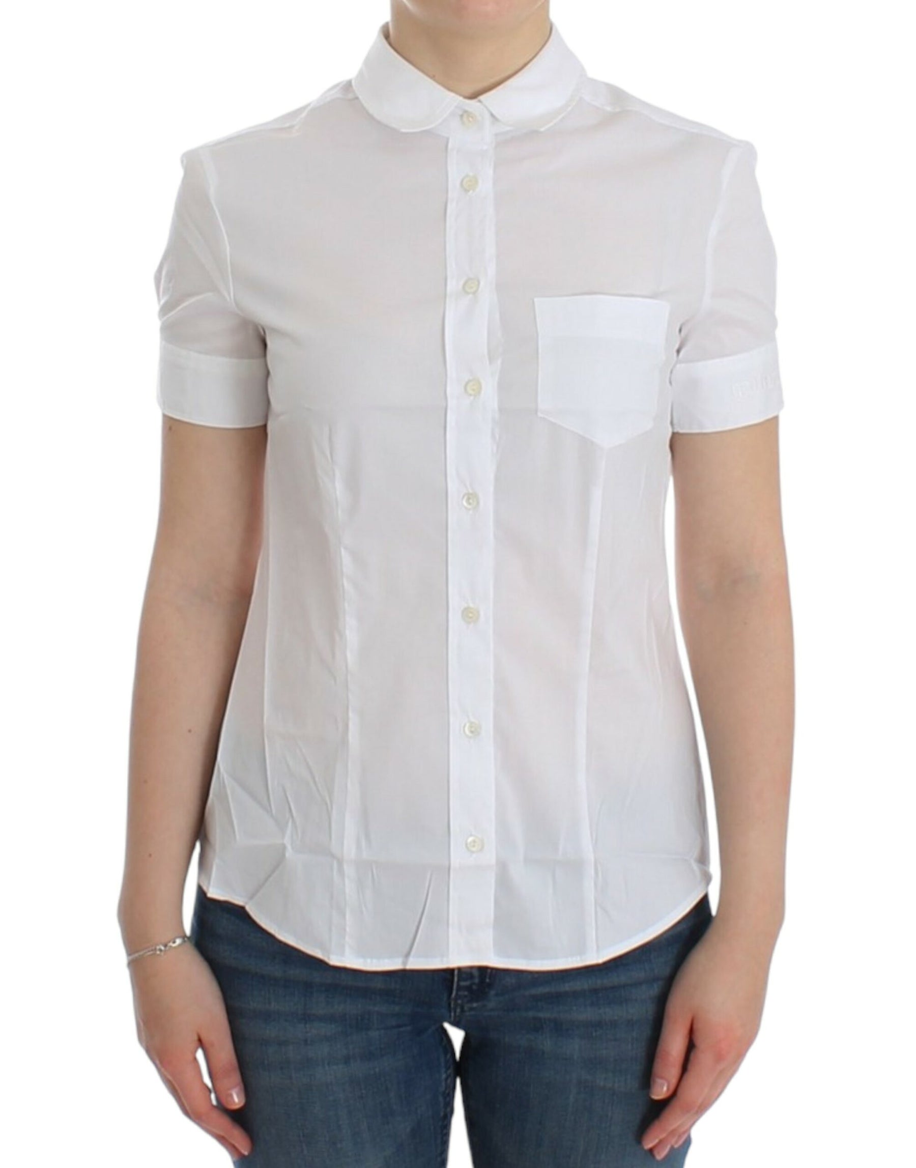 John Galliano White Cotton Shirt Top | Regal Royce