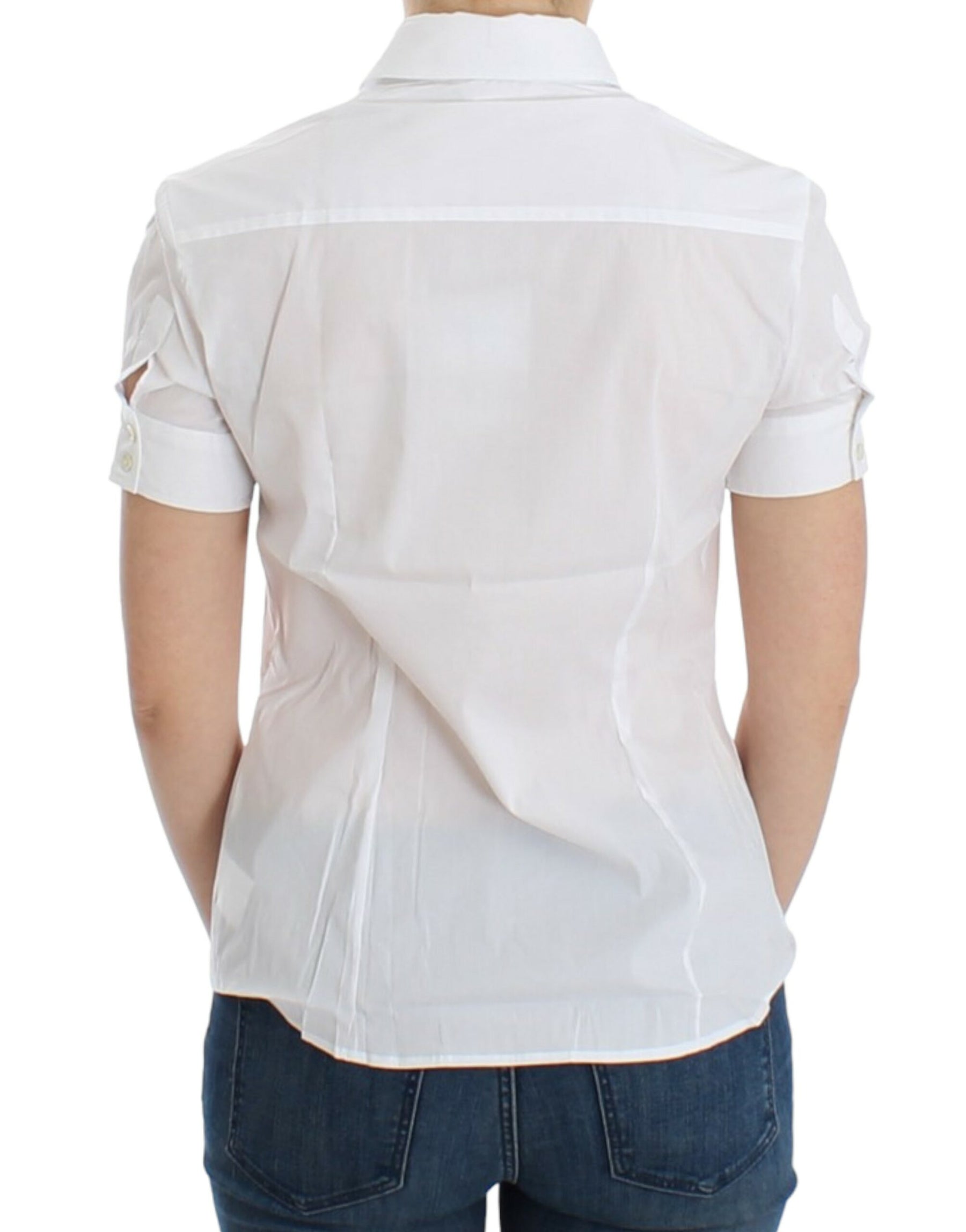 John Galliano White Cotton Shirt Top | Regal Royce