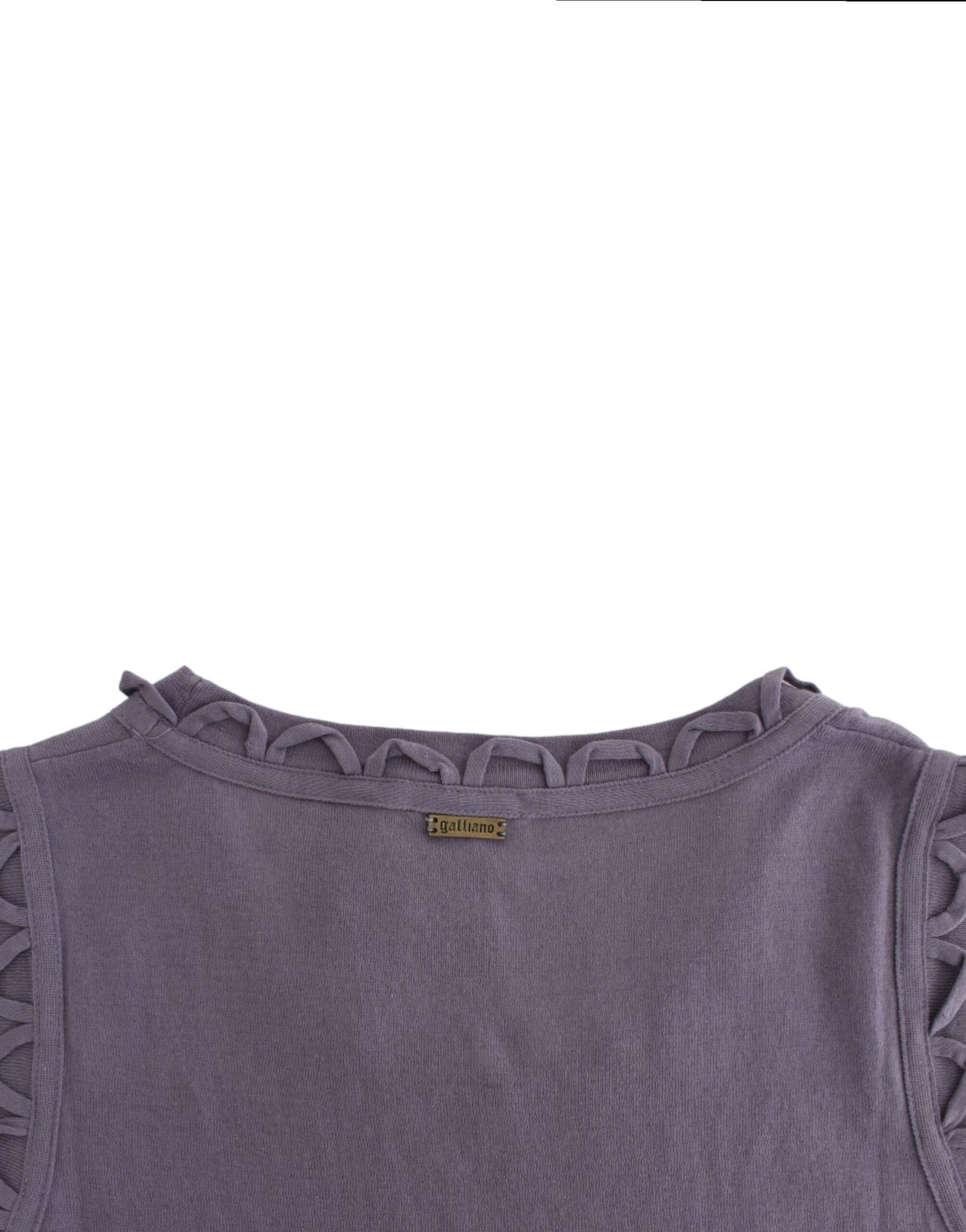 John Galliano Purple cotton jersey dress | Regal Royce