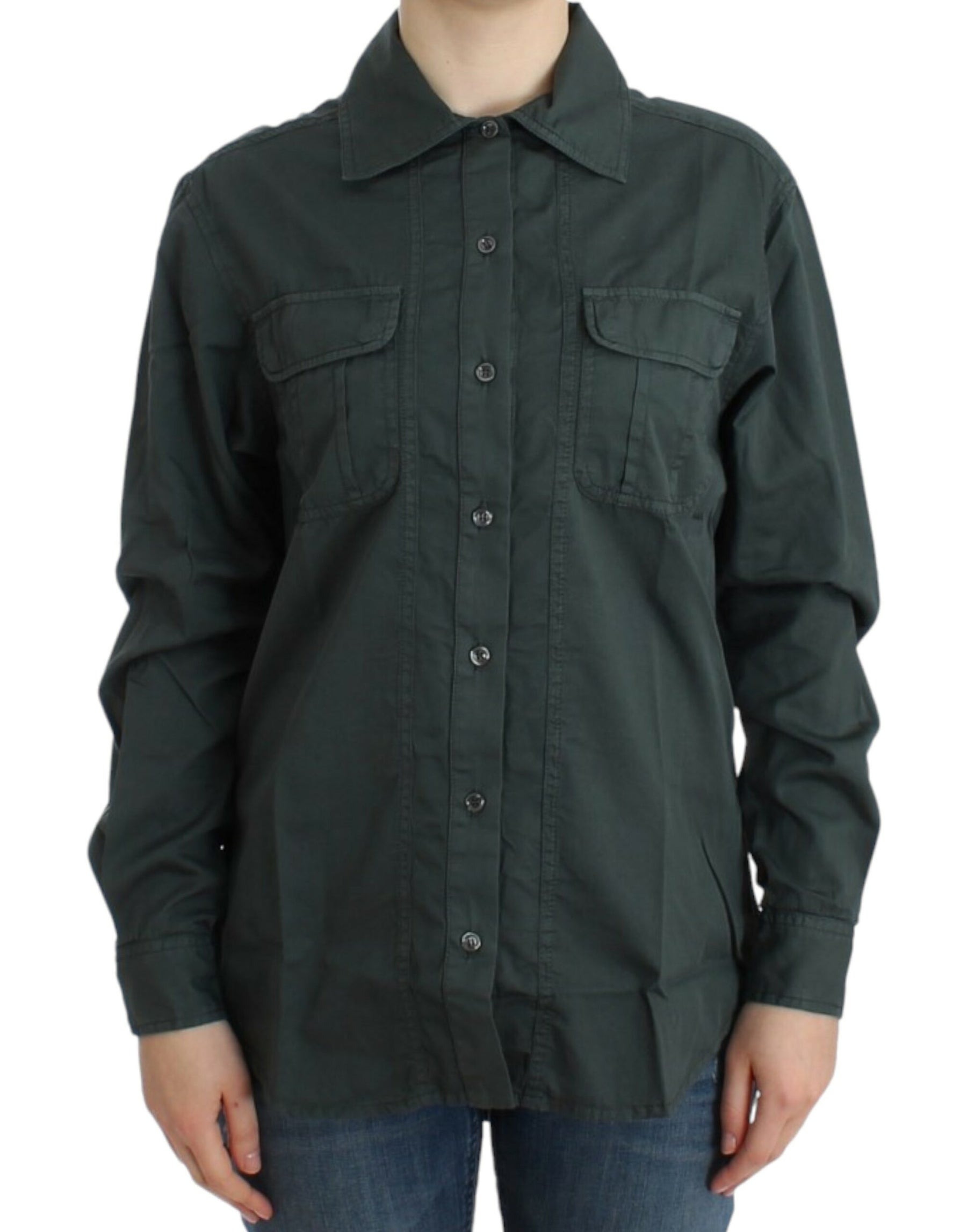 Cavalli Gray button down shirt | Regal Royce