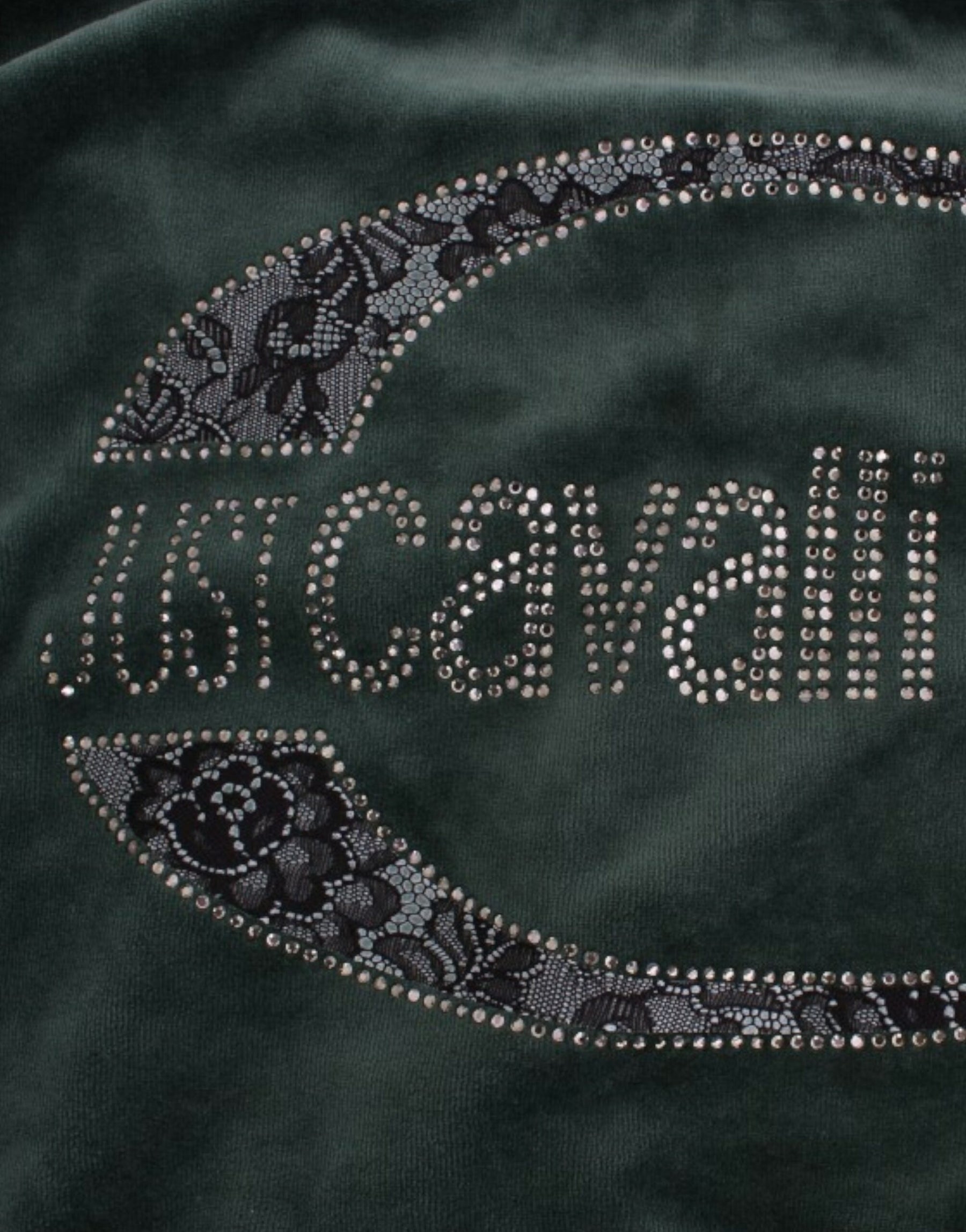 Cavalli Green velvet cotton sweater | Regal Royce