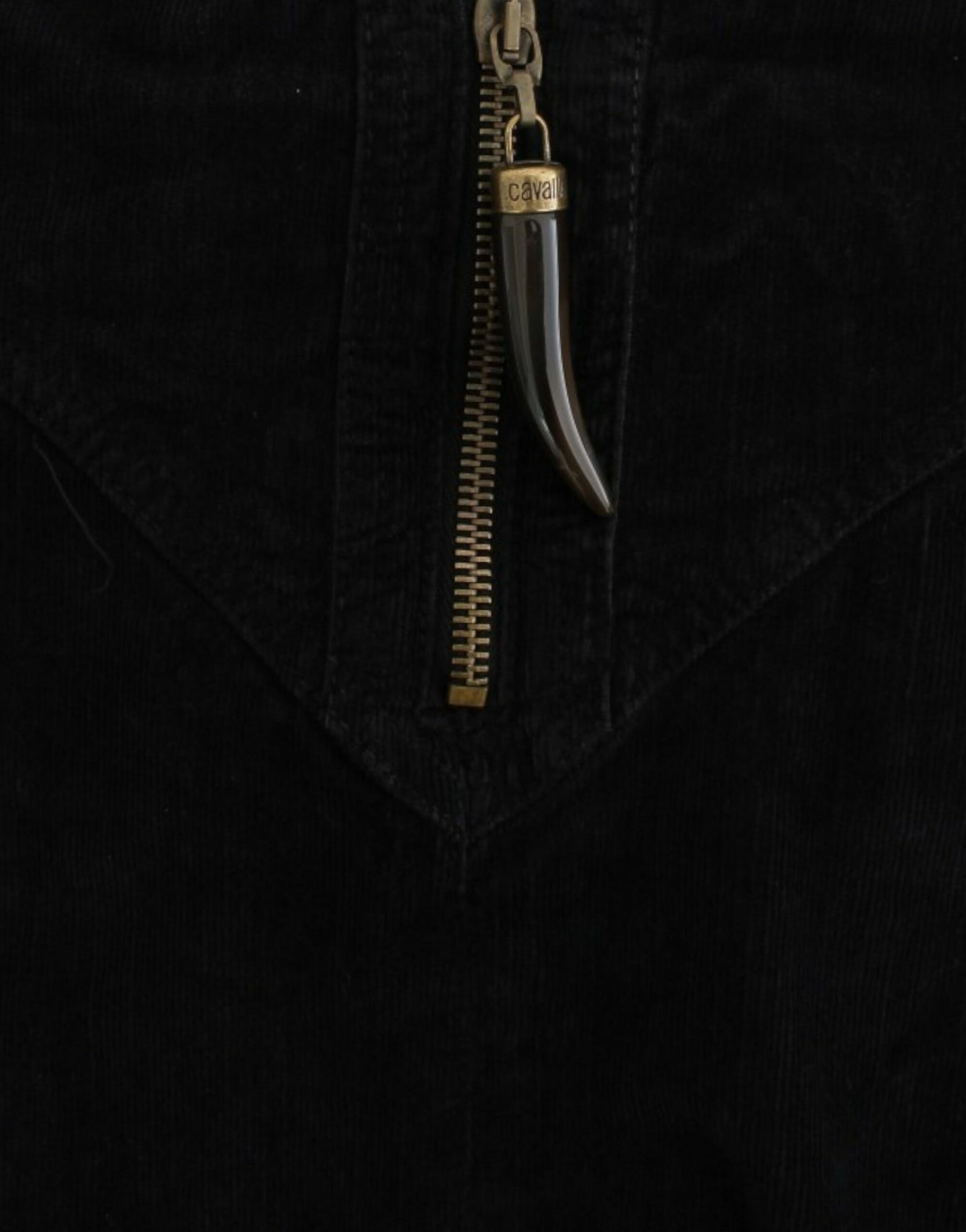 Cavalli Black Corduroy Pencil Skirt | Regal Royce