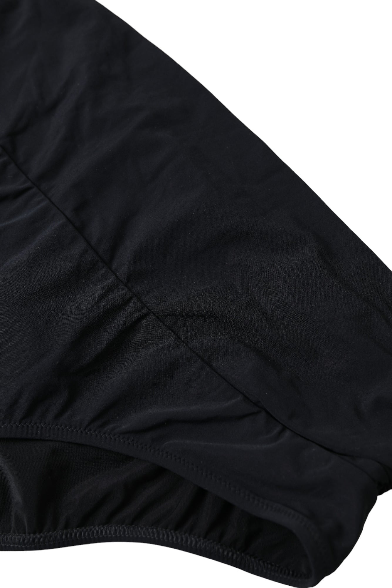 Dolce & Gabbana Black Nylon Stretch Swimwear Slip Bottom Bikini | Regal Royce
