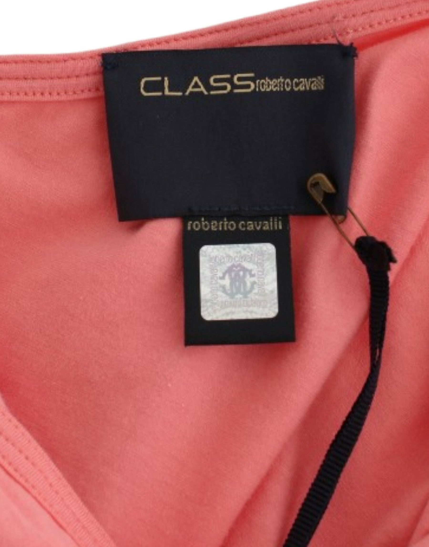 Cavalli Pink cotton tank top | Regal Royce