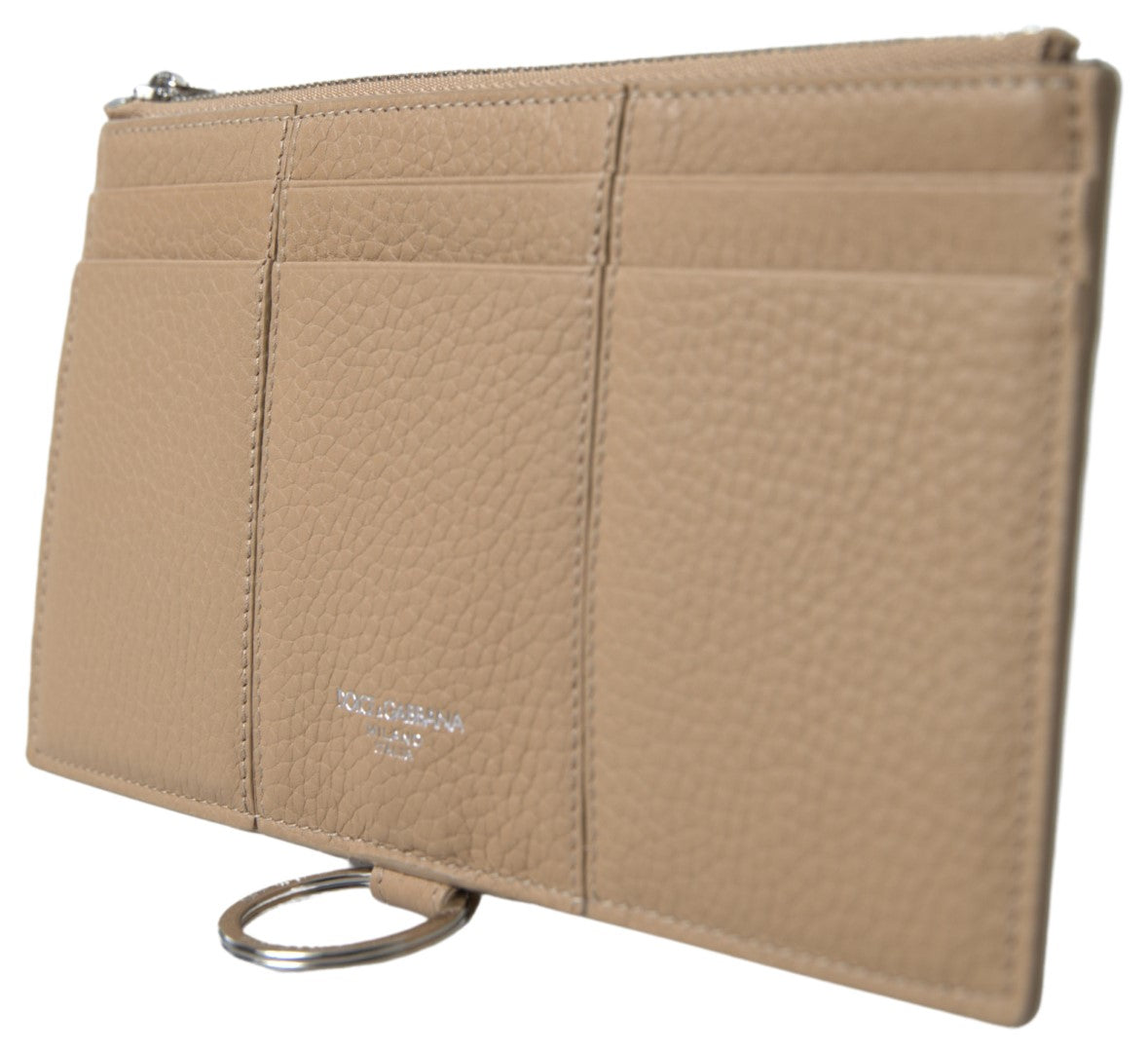 Dolce & Gabbana Beige Leather Shoulder Cardholder Shoulder Strap Wallet | Regal Royce
