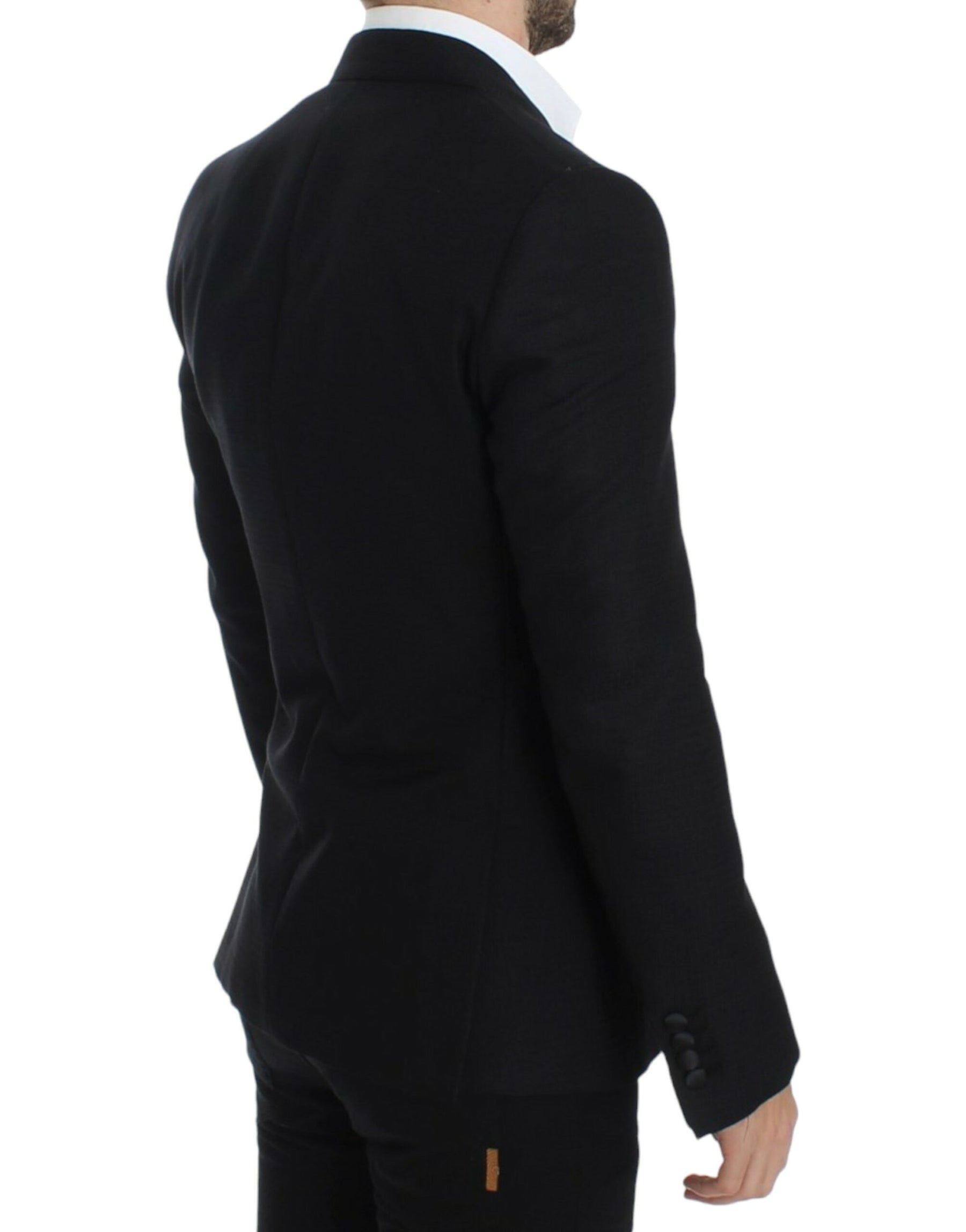 Dolce & Gabbana Black wool silk SICILIA blazer | Regal Royce