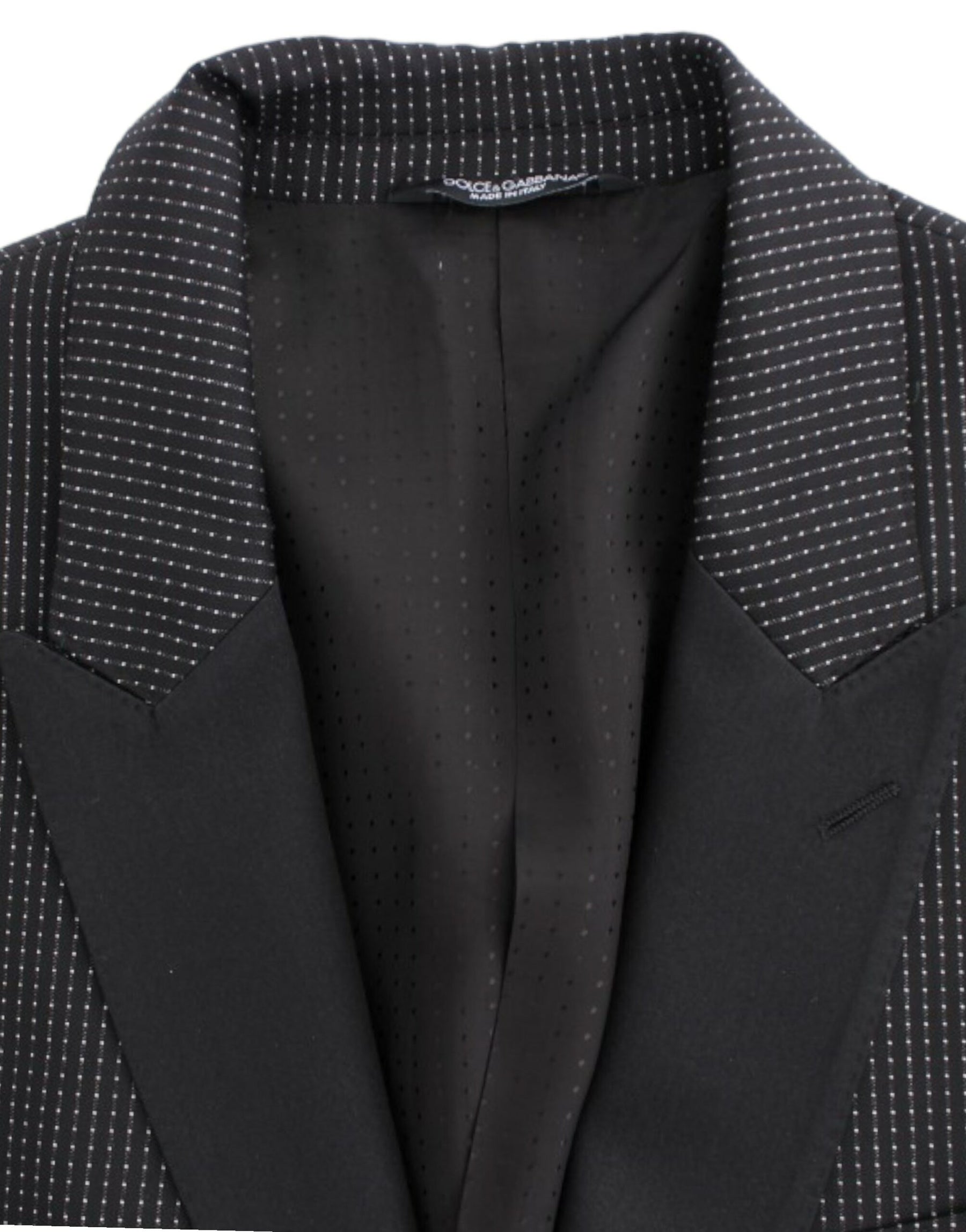 Dolce & Gabbana Black wool slim MARTINI blazer | Regal Royce