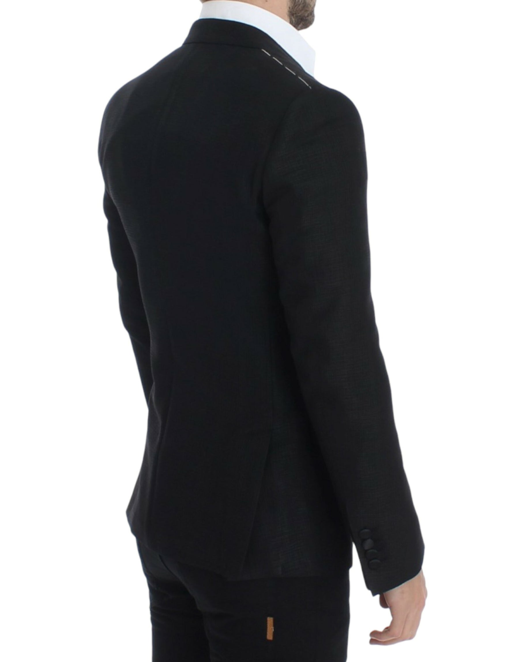 Dolce & Gabbana Black wool MARTINI slim blazer | Regal Royce