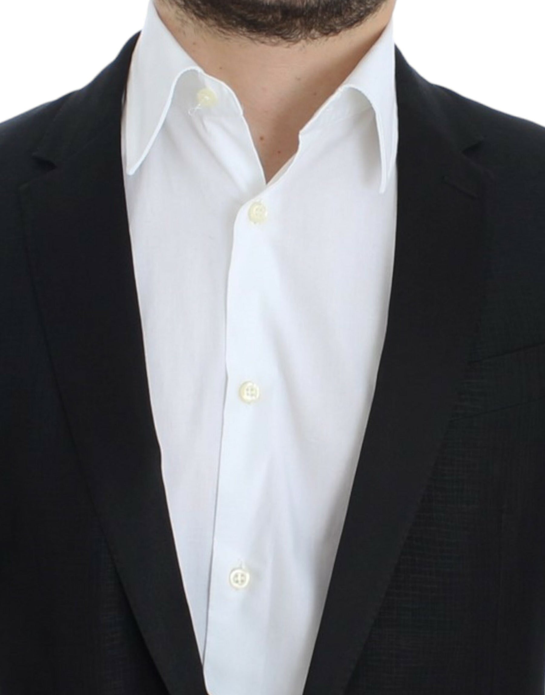Dolce & Gabbana Black wool MARTINI slim blazer | Regal Royce