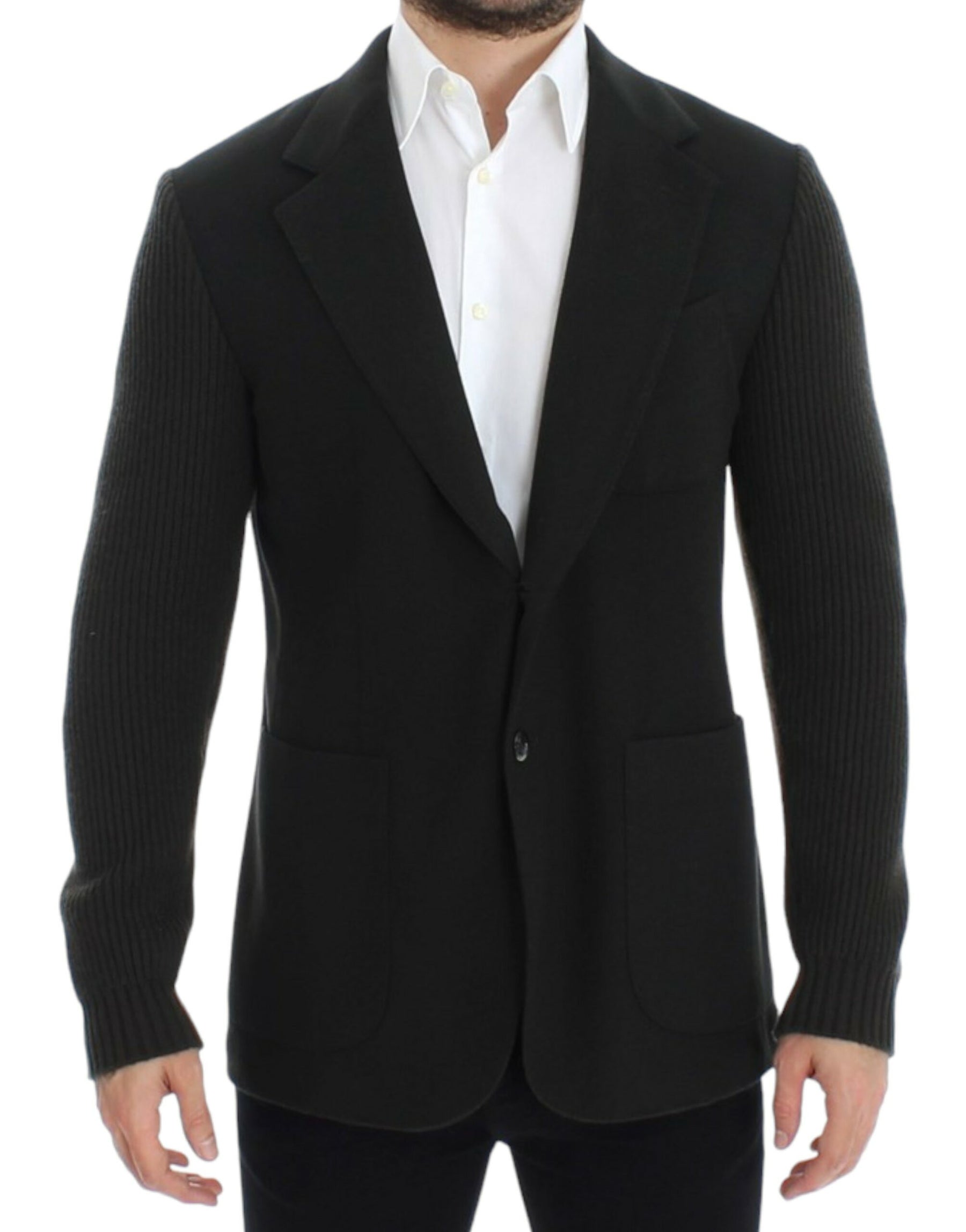 Dolce & Gabbana Green cashmere two button blazer | Regal Royce