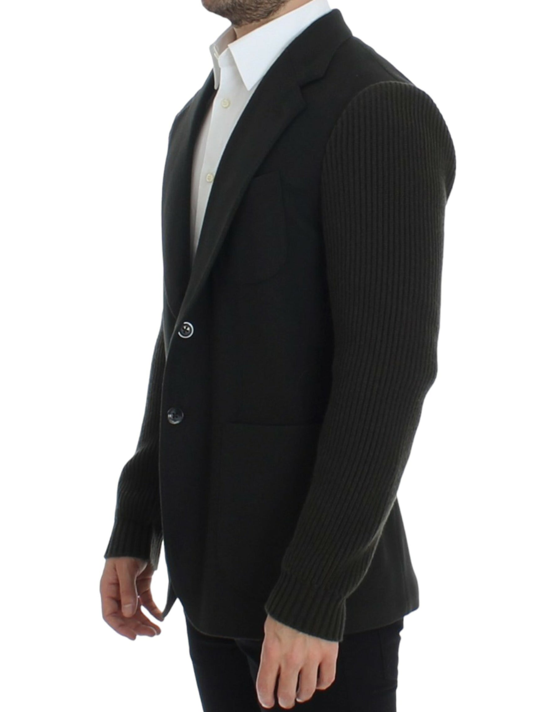 Dolce & Gabbana Green cashmere two button blazer | Regal Royce
