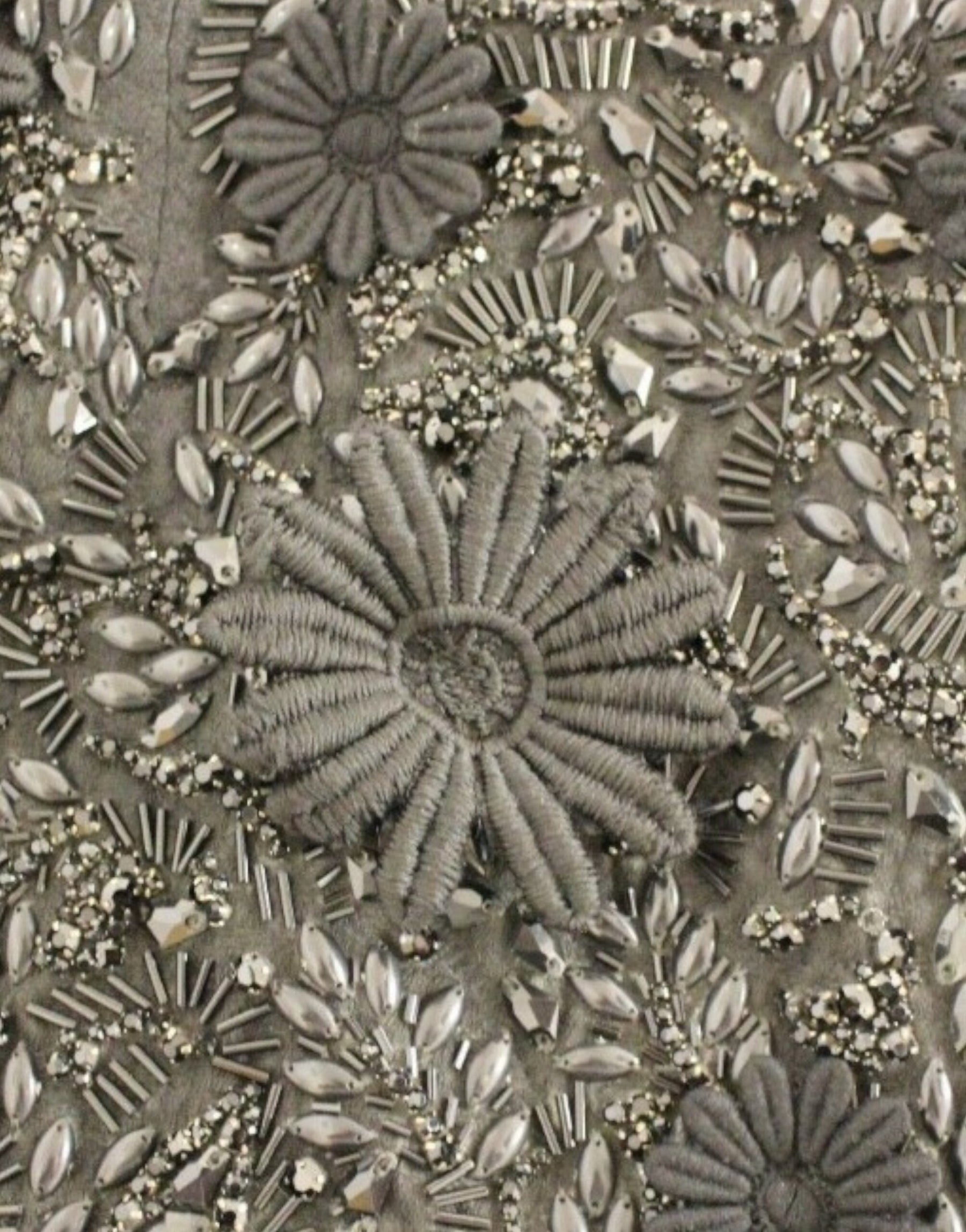 Dolce & Gabbana Black floral crystal embedded dress | Regal Royce