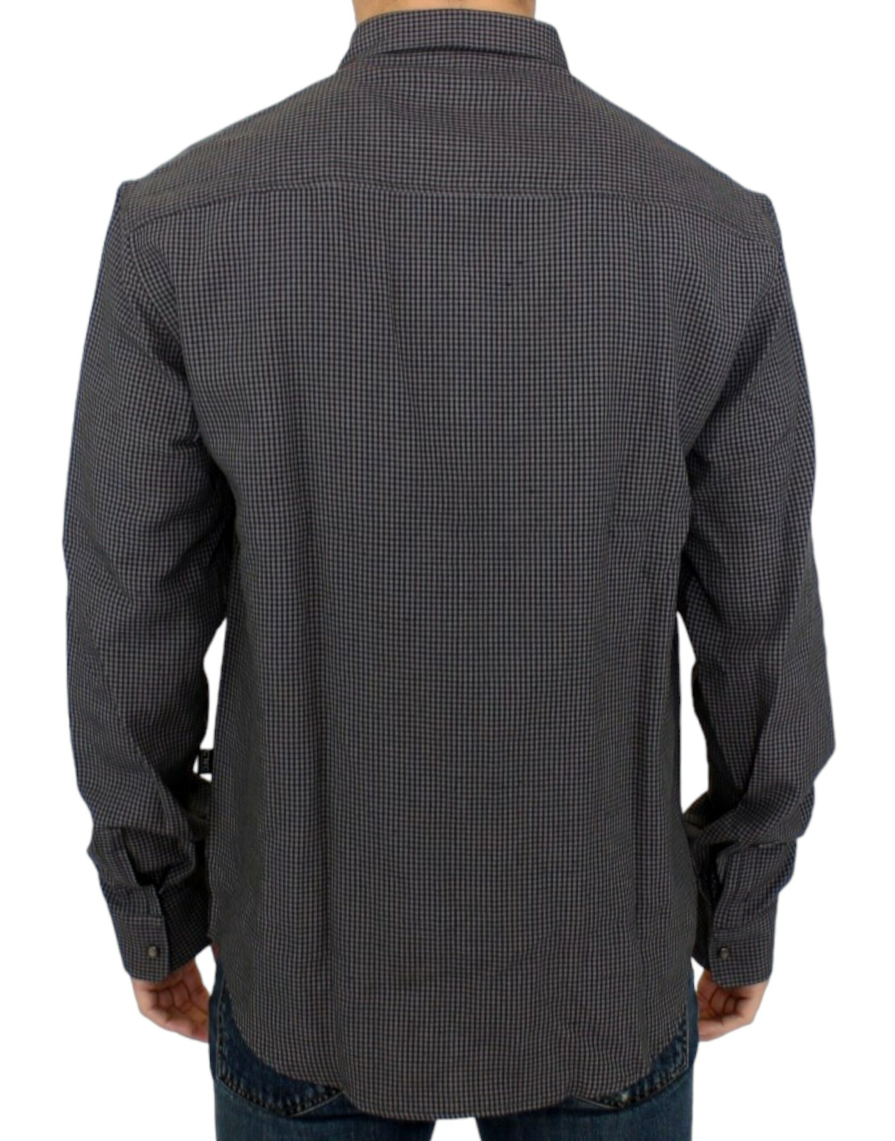 Costume National Gray linen casual shirt | Regal Royce