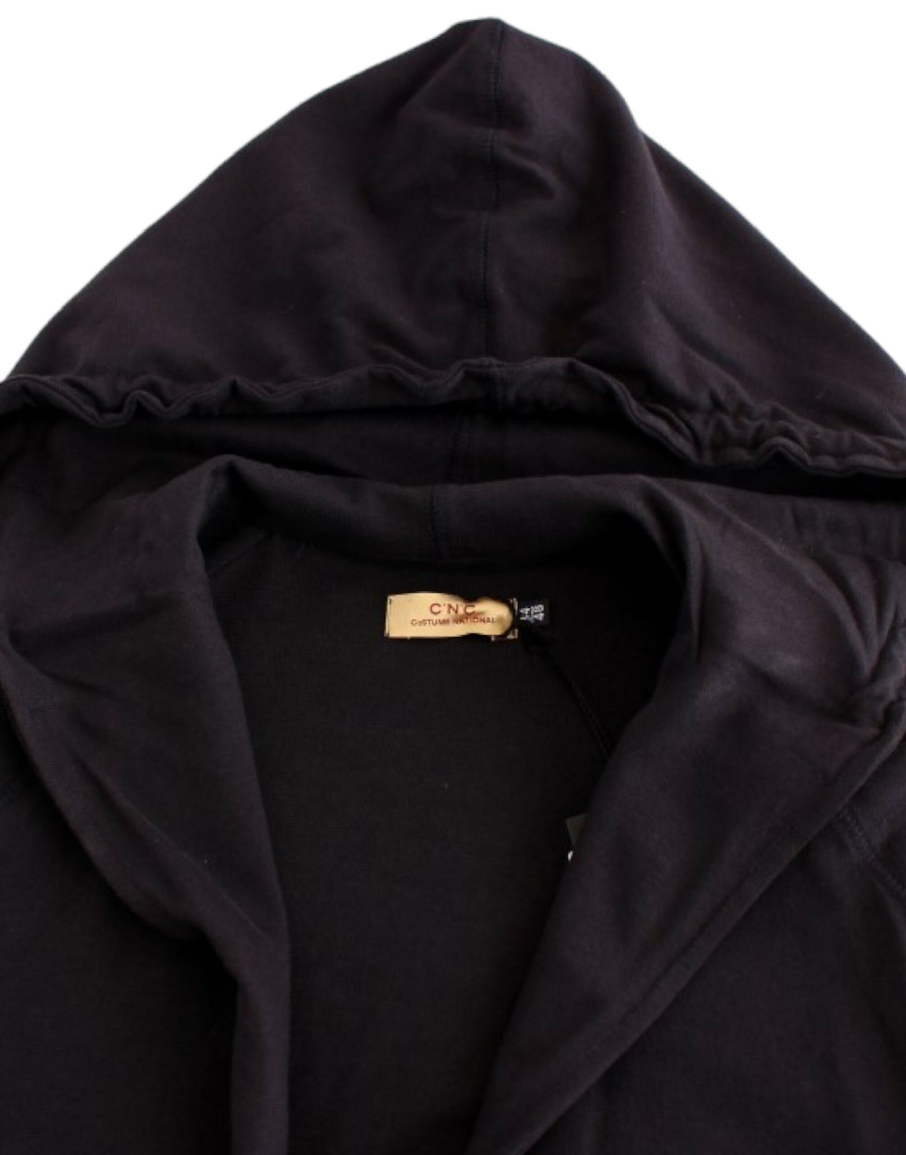 Costume National Blue hooded cotton sweater | Regal Royce