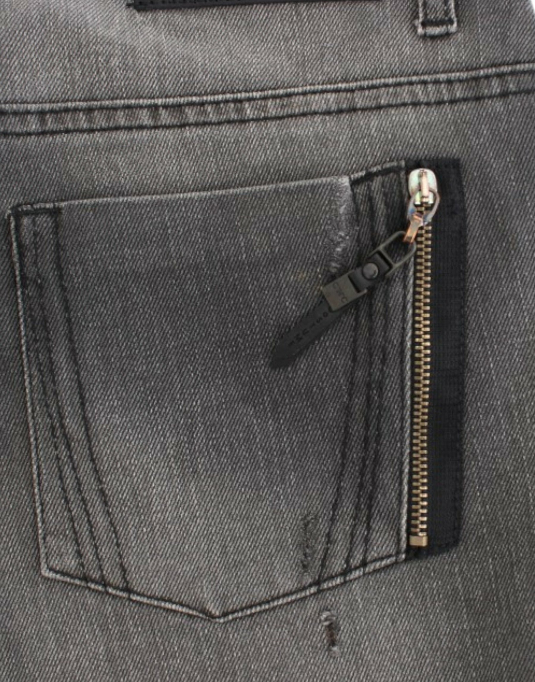 Costume National Gray straight leg jeans | Regal Royce