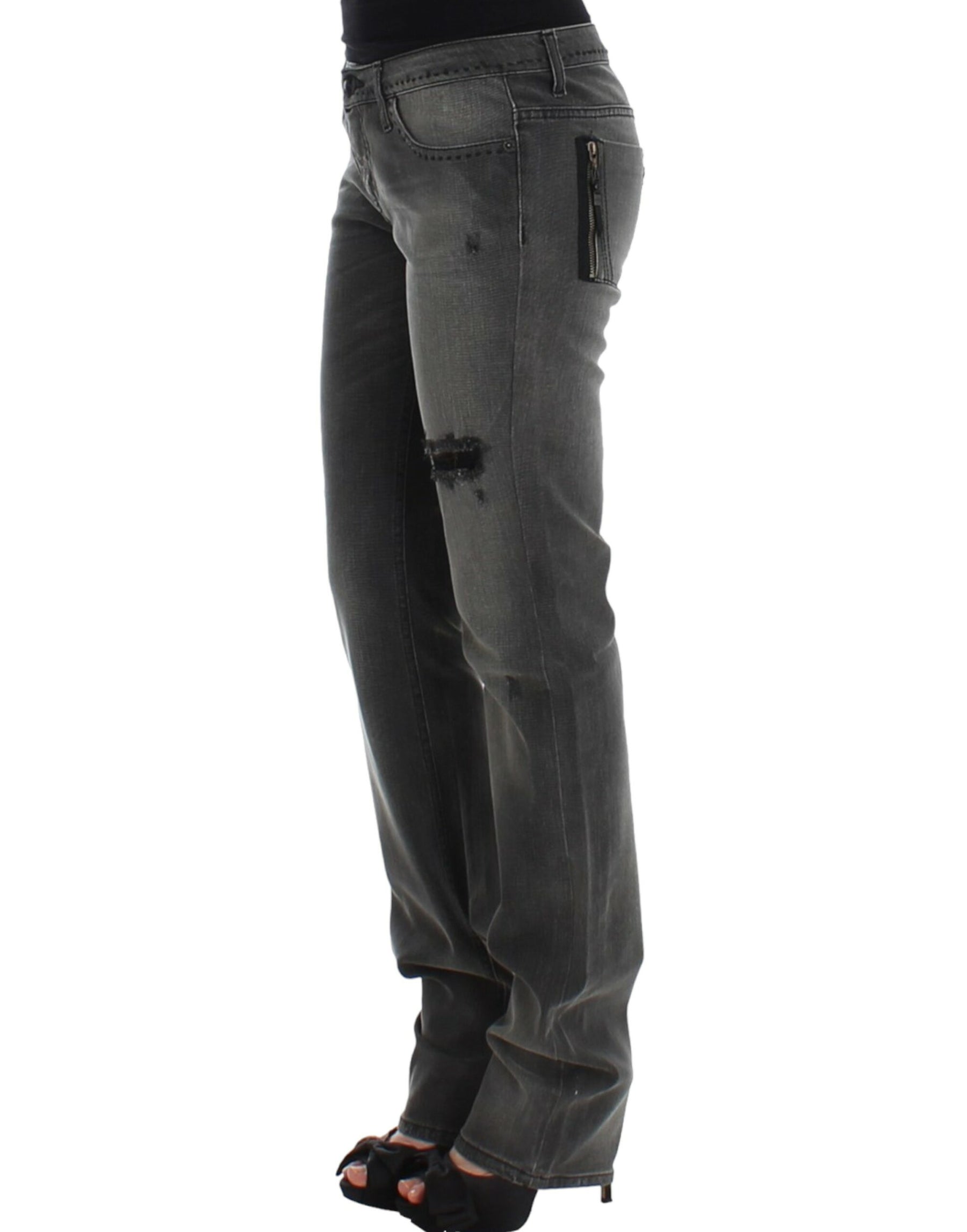 Costume National Gray straight leg jeans | Regal Royce