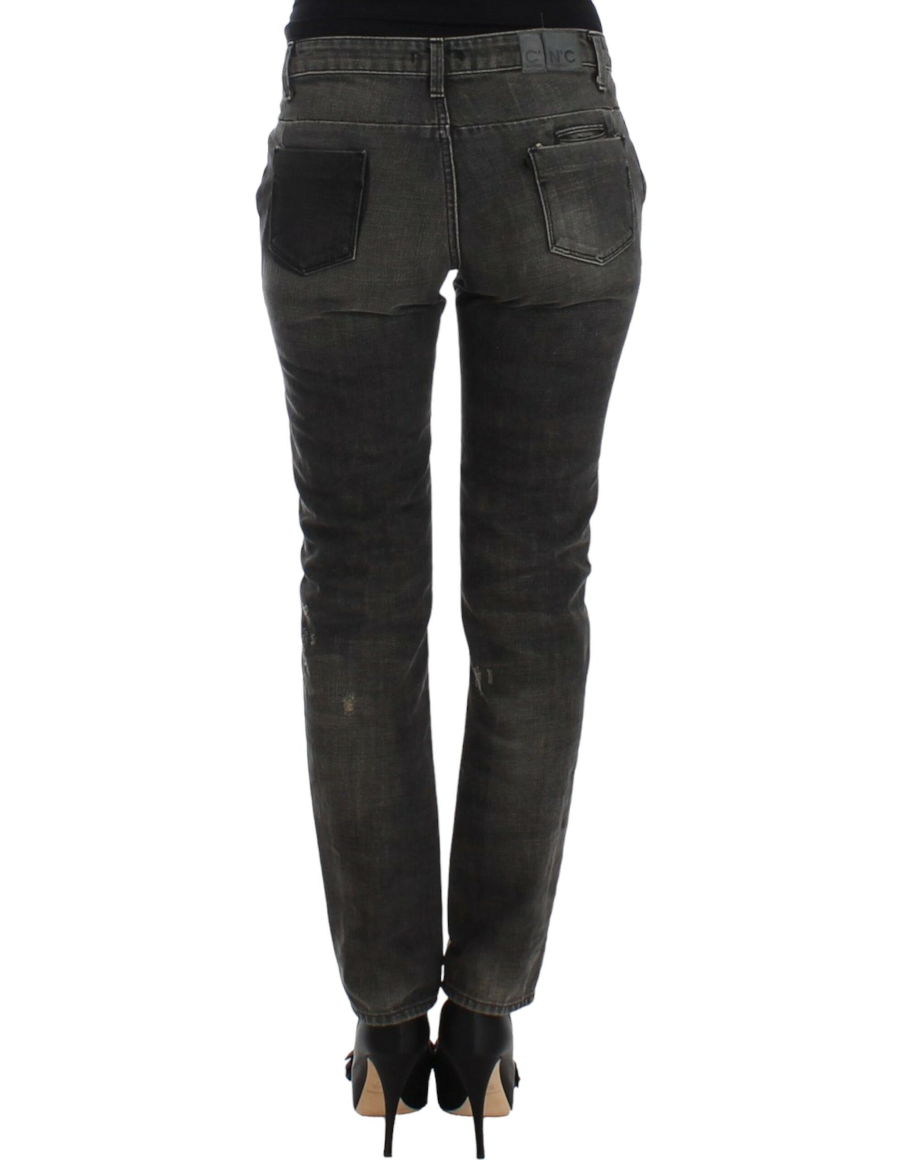 Costume National Gray distressed jeans | Regal Royce