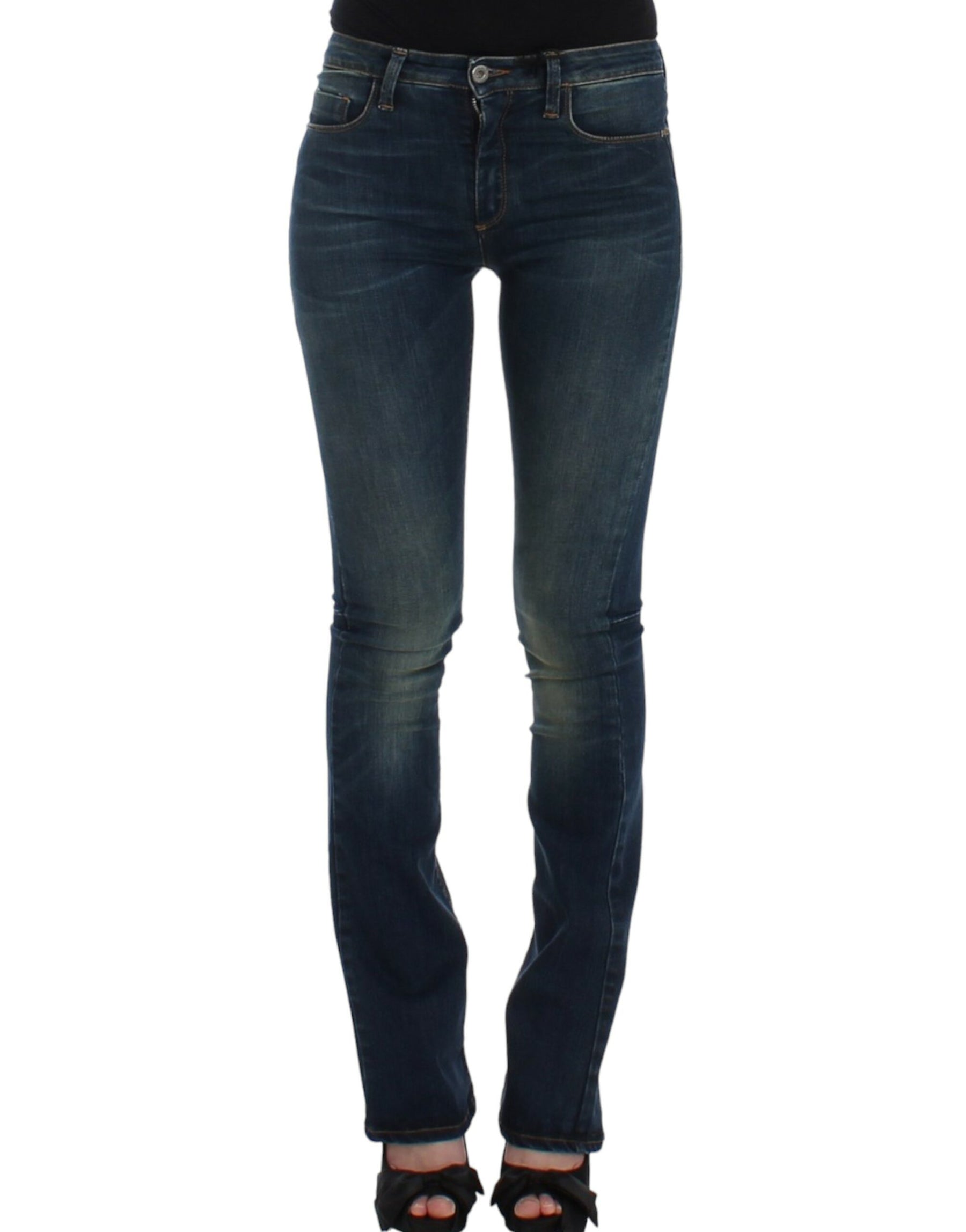 Costume National Blue straight leg jeans | Regal Royce