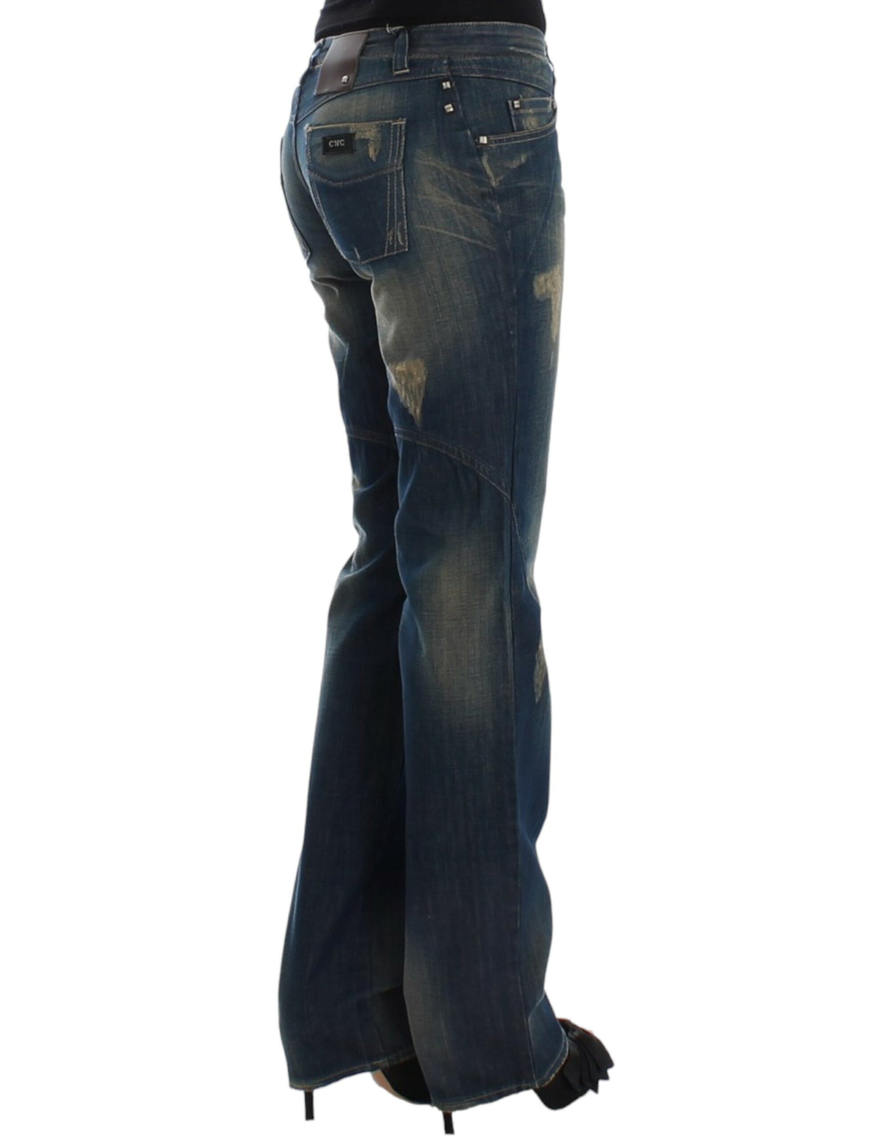 Costume National Blue straight leg jeans | Regal Royce