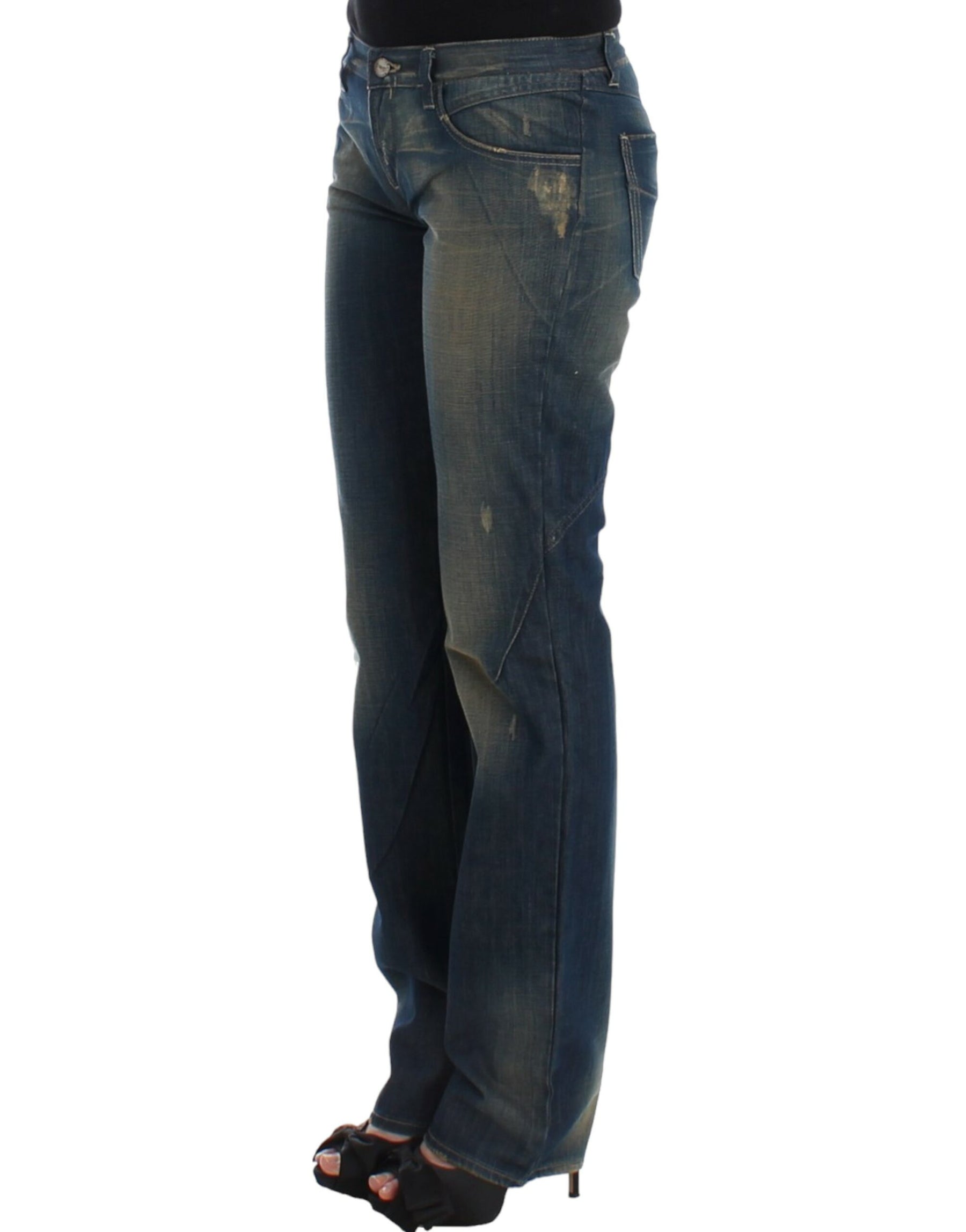 Costume National Blue straight leg jeans | Regal Royce