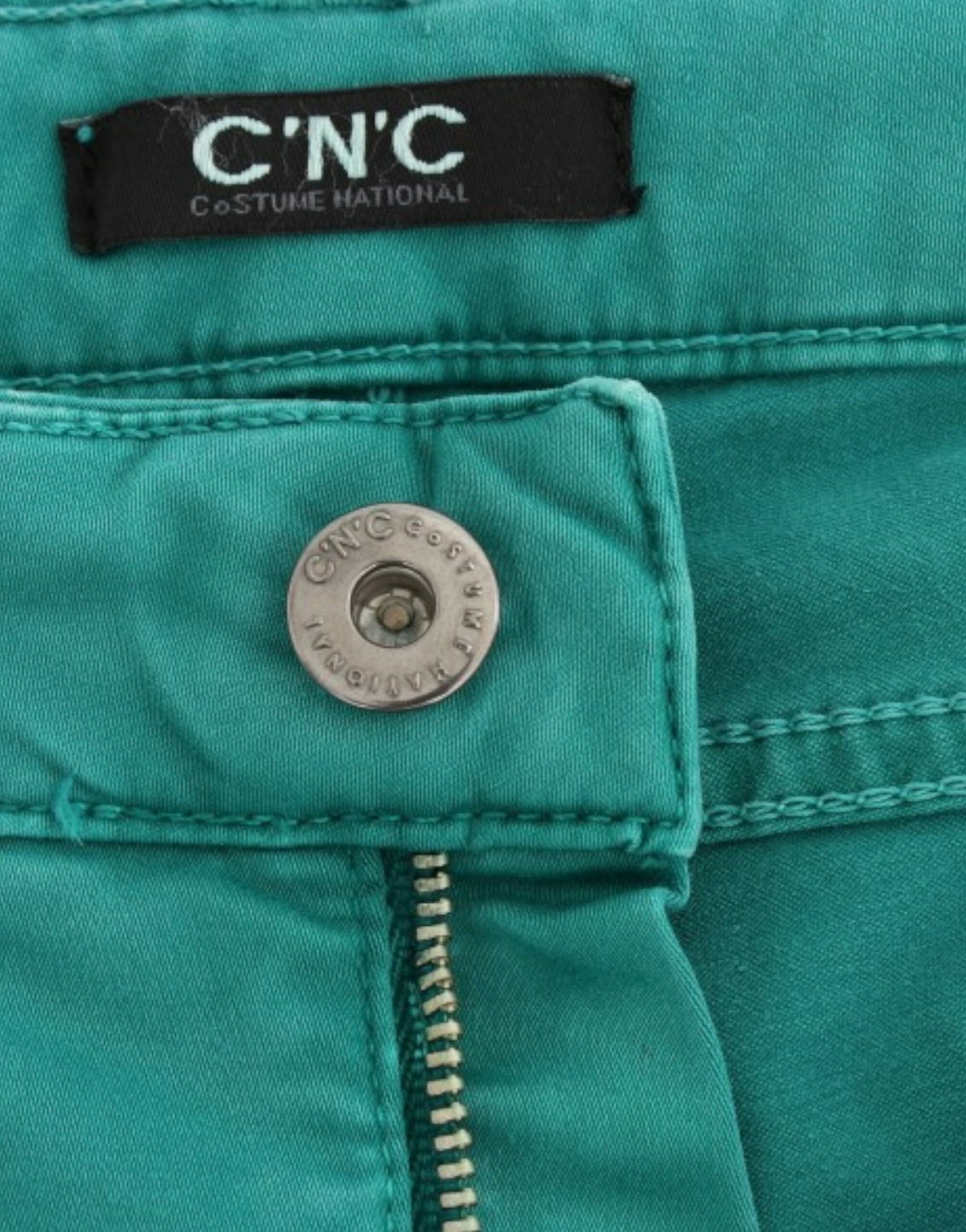 Costume National Green straight leg jeans | Regal Royce