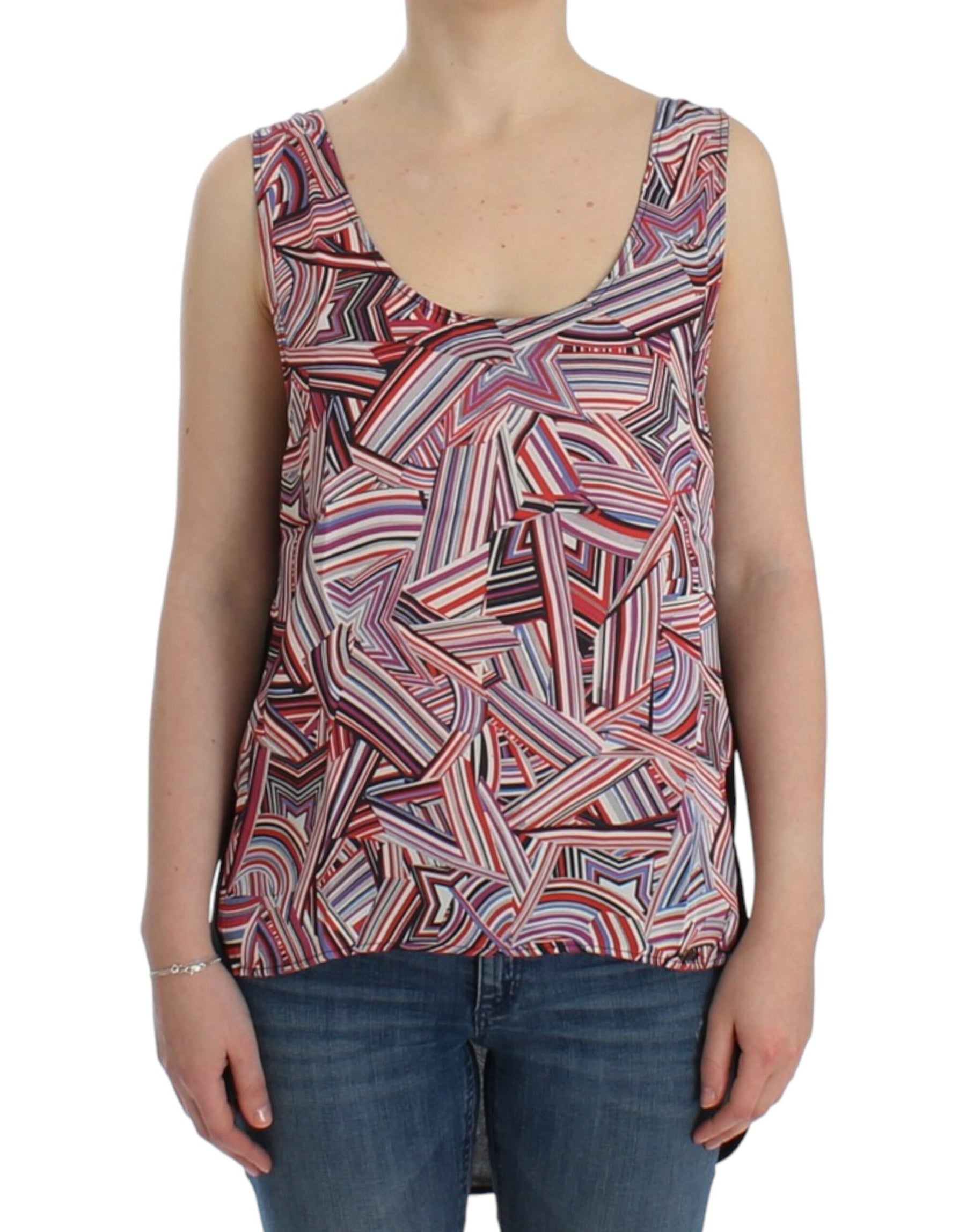 Costume National Multicolor sleeveless top | Regal Royce