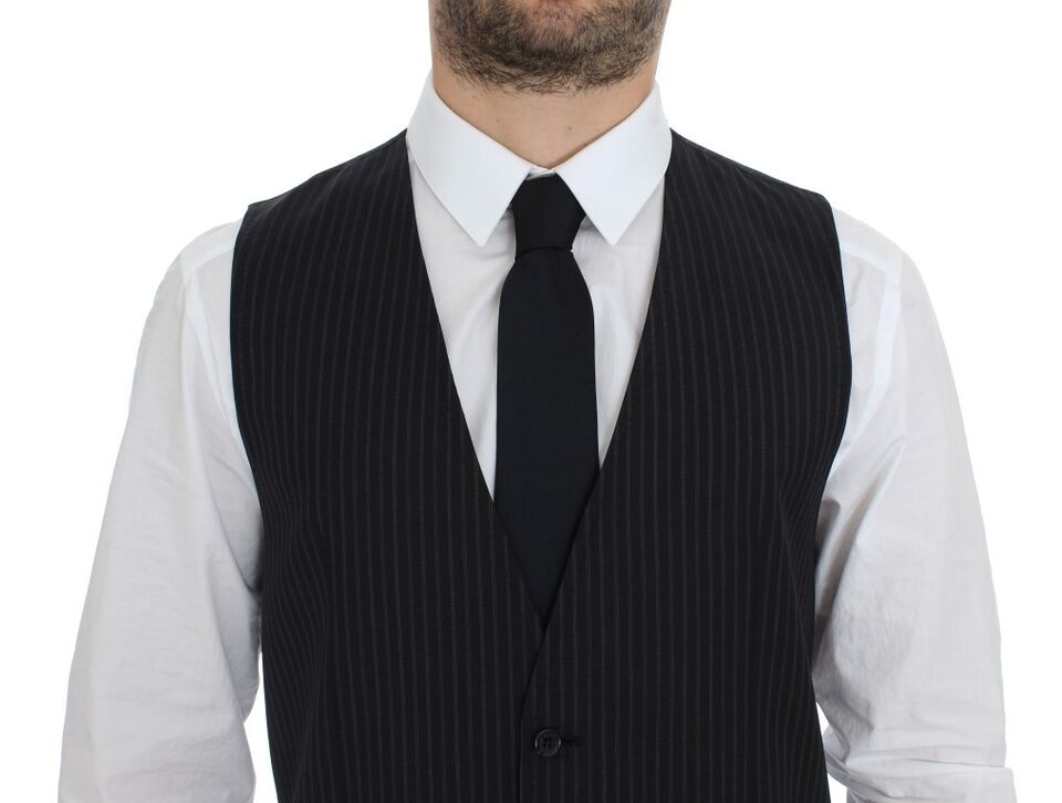 Dolce & Gabbana Gray Stretch Formal Dress Vest Gilet | Regal Royce
