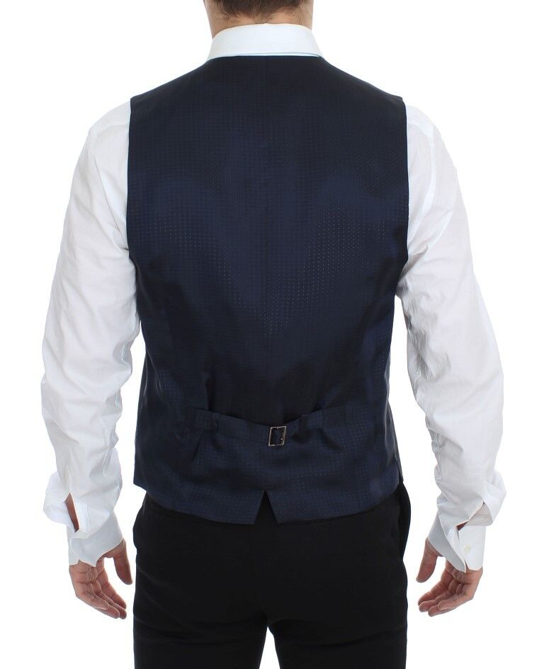 Dolce & Gabbana Gray Stretch Formal Dress Vest Gilet | Regal Royce