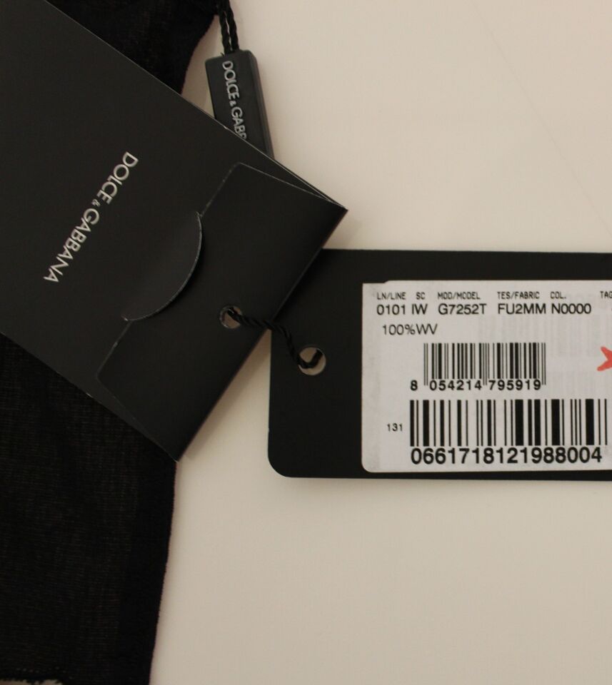 Dolce & Gabbana Black Wool Formal Dress Vest Gilet Jacket | Regal Royce