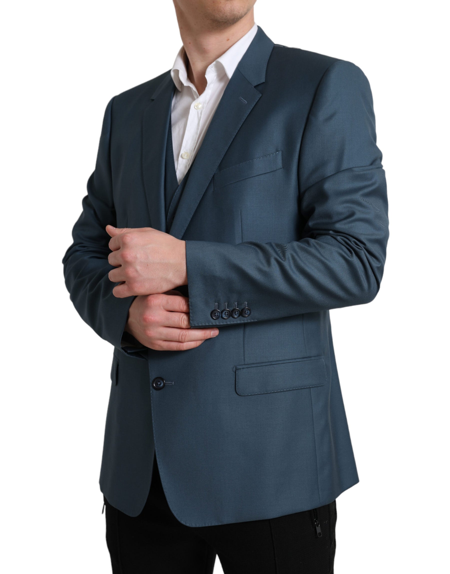 Dolce & Gabbana Green Single Breasted 2 Piece MARTINI Suit | Regal Royce