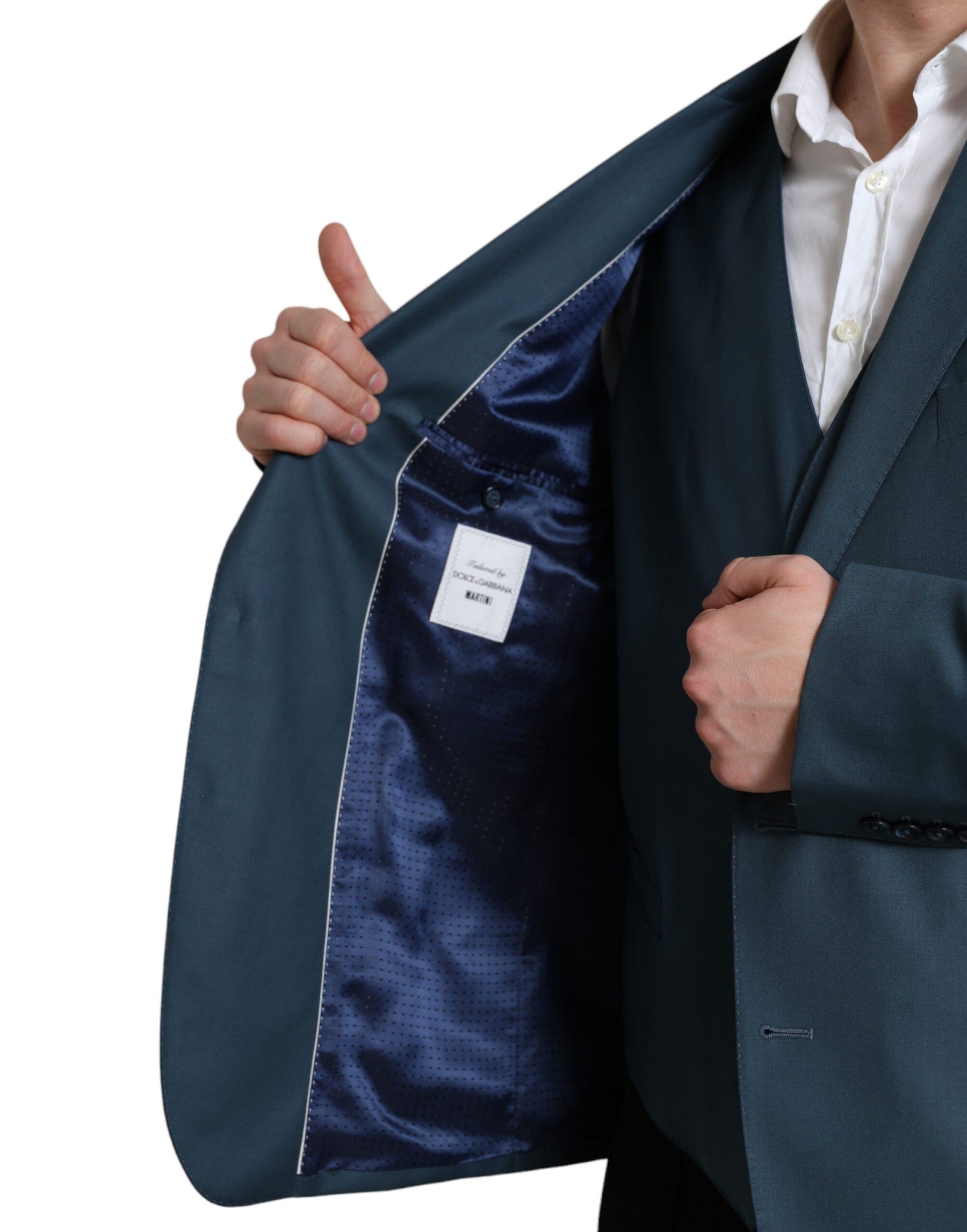 Dolce & Gabbana Green Single Breasted 2 Piece MARTINI Suit | Regal Royce