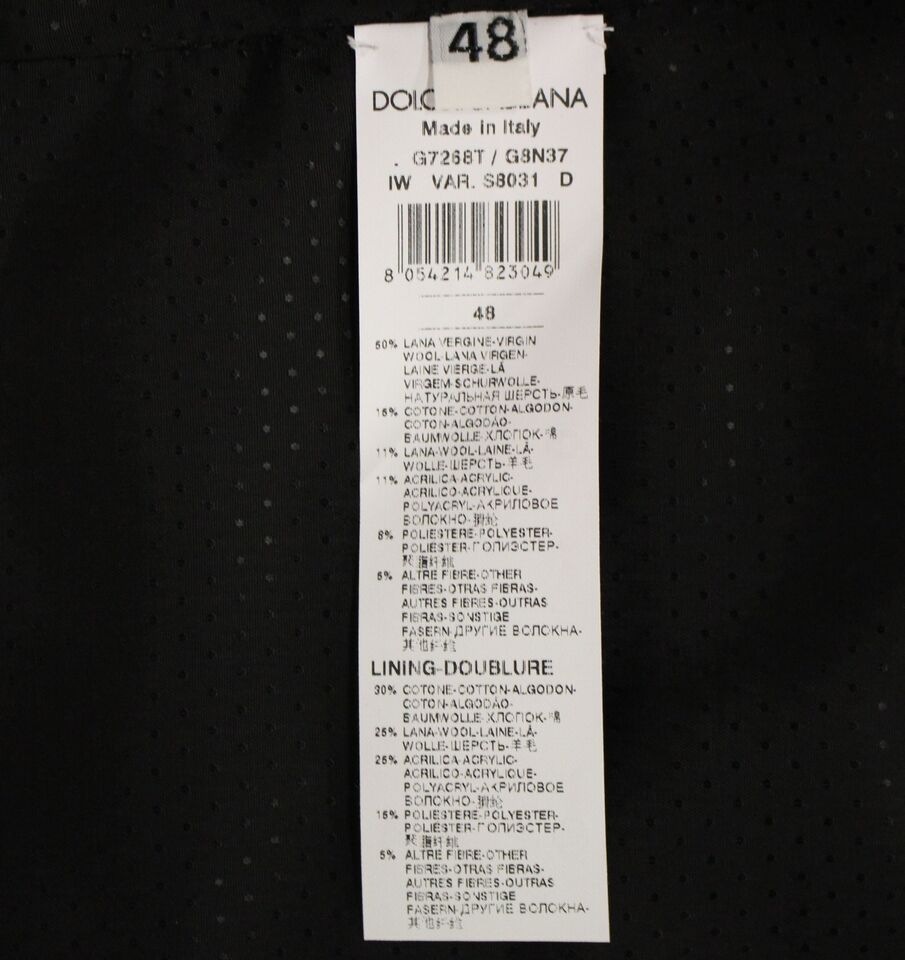 Dolce & Gabbana Gray Wool Blend Vest Gilet Weste | Regal Royce