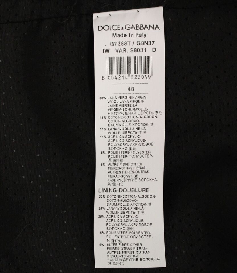 Dolce & Gabbana Gray Wool Blend Logo Vest Gilet Weste | Regal Royce