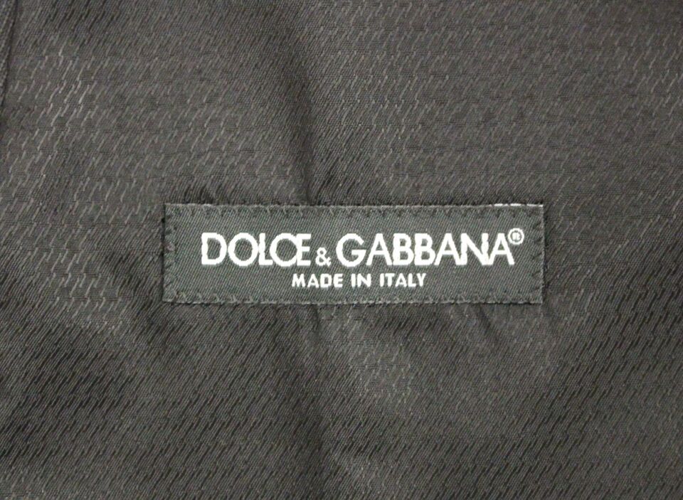 Dolce & Gabbana Gray Wool Formal Dress Vest Gilet Weste | Regal Royce