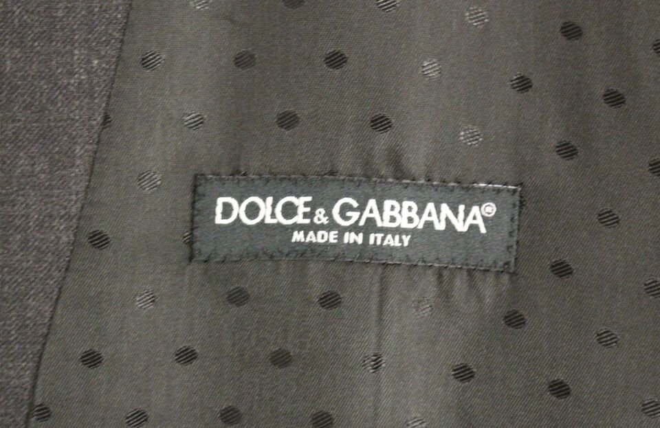 Dolce & Gabbana Gray Wool Formal Dress Vest Gilet Weste | Regal Royce
