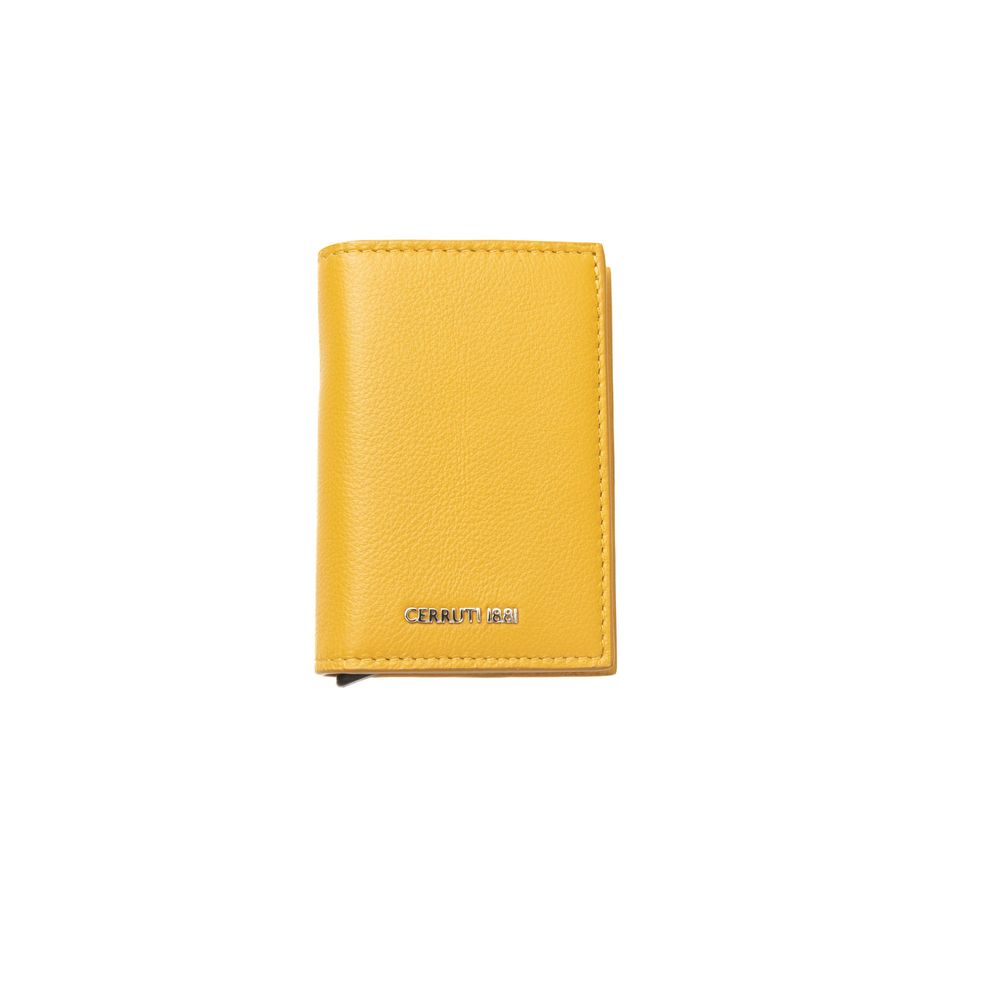 Cerruti 1881 Yellow Calfskin Men Wallet | Regal Royce