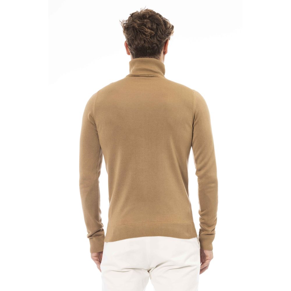 Baldinini Trend Beige Modal Men Sweater | Regal Royce