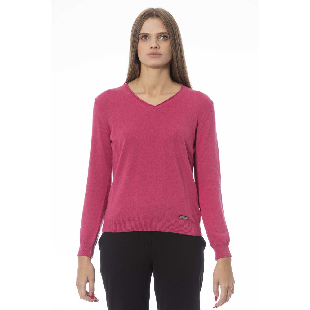 Baldinini Trend Fuchsia Cashmere Women Sweater | Regal Royce
