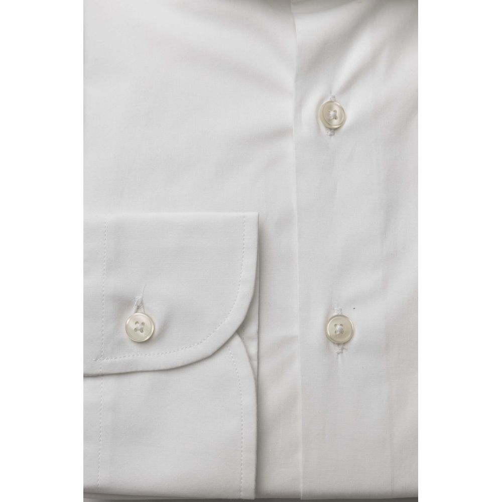 Bagutta White Cotton Men's Shirt | Regal Royce