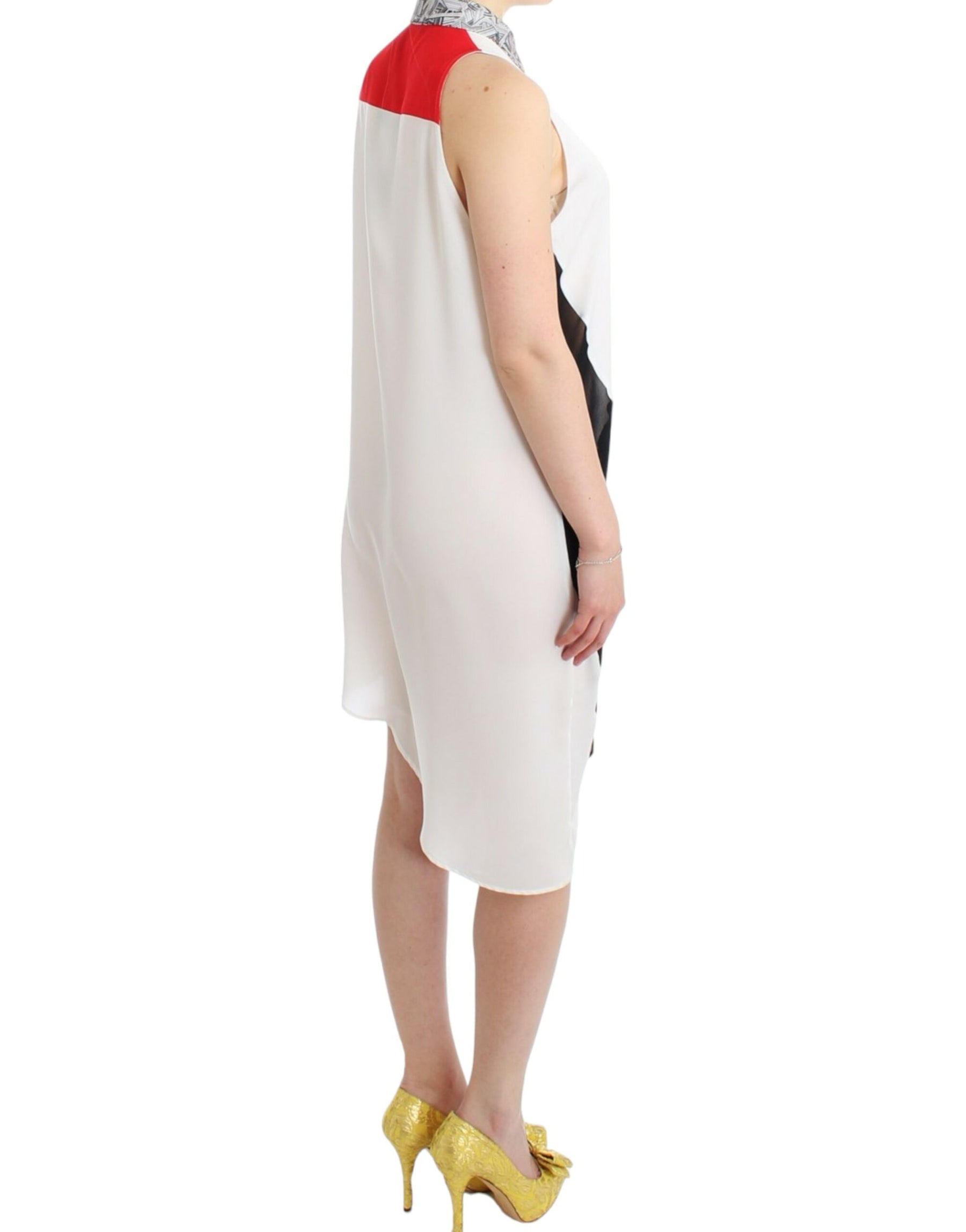 Costume National White shirt assymetric hem dress | Regal Royce