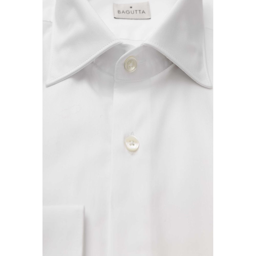 Bagutta White Cotton Shirt