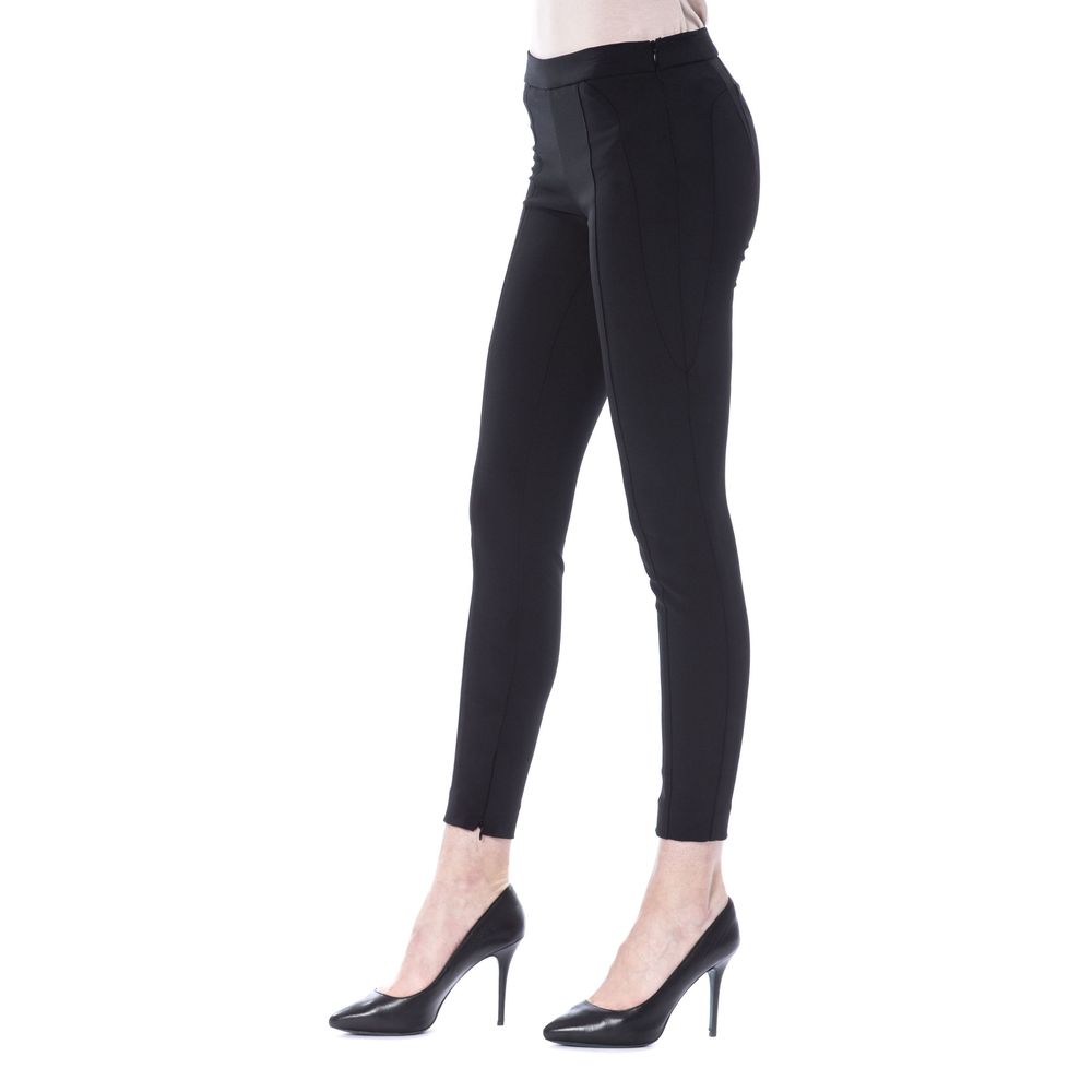 BYBLOS Black Polyester Women's Skinny Pant | Regal Royce