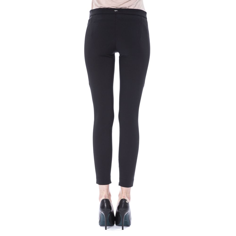BYBLOS Black Polyester Women's Skinny Pant | Regal Royce