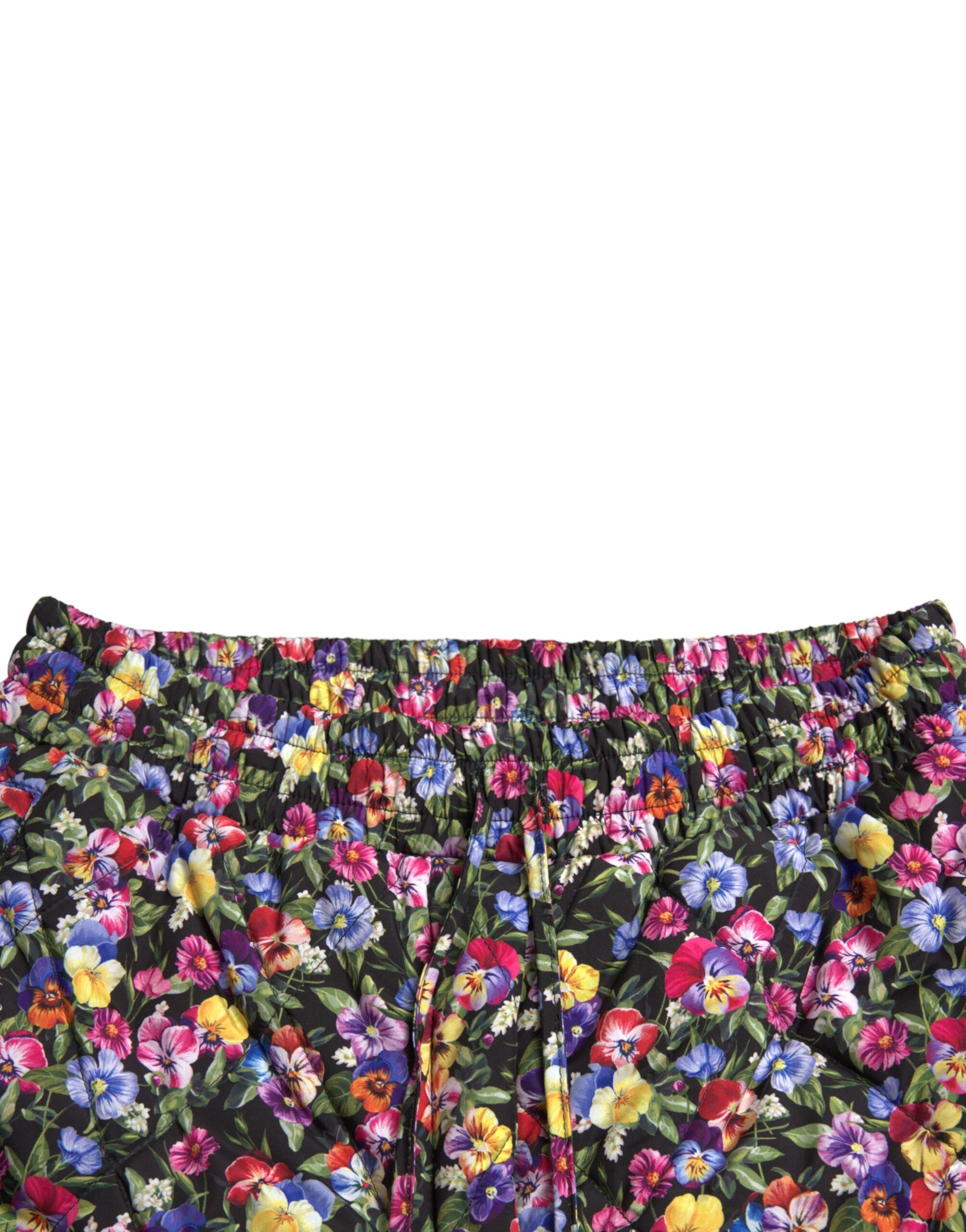 Dolce & Gabbana Multicolor Floral High Waist Hot Pants Shorts | Regal Royce