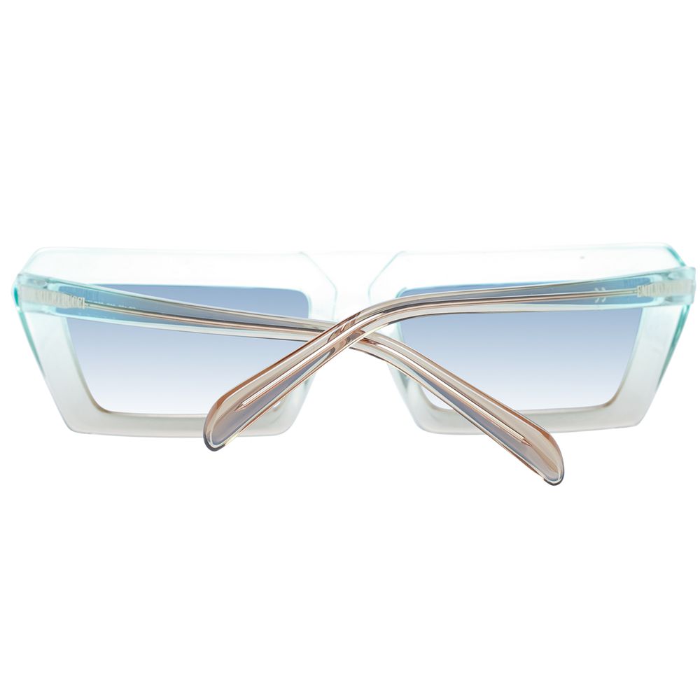 Emilio Pucci Turquoise Plastic Sunglasses | Regal Royce