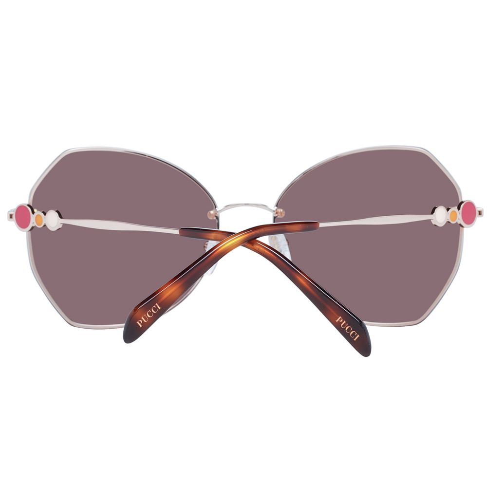 Emilio Pucci Rose Gold Metal Sunglasses | Regal Royce